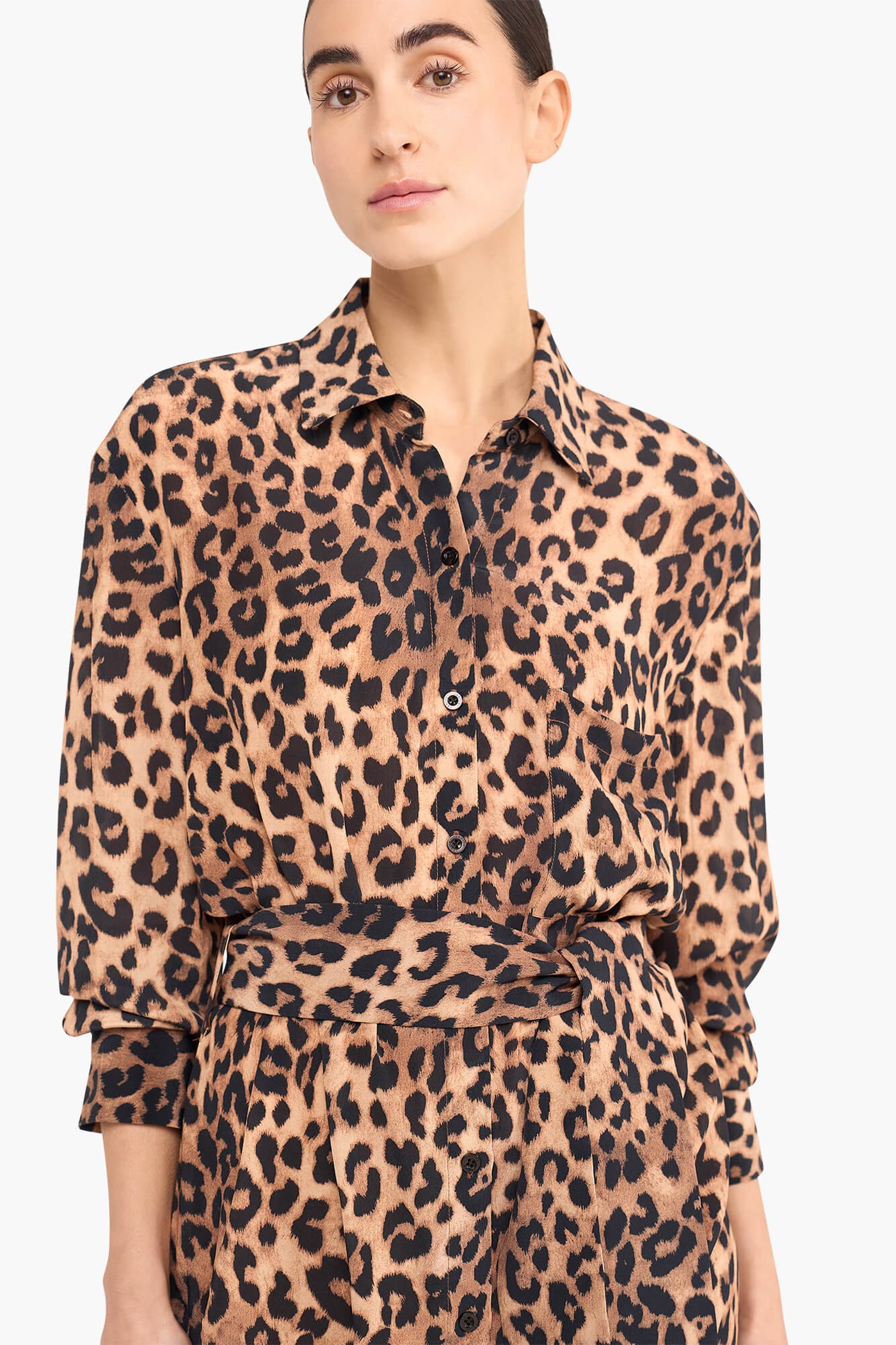 Panterprint Blouse Jurk Viscose Macky