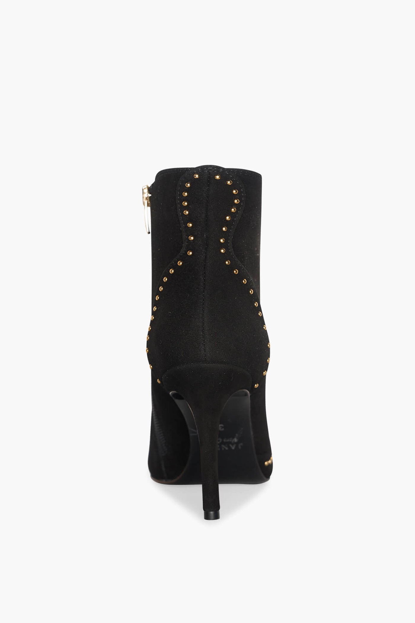 Laarsje Dames Suede Stewart Zwart Studs