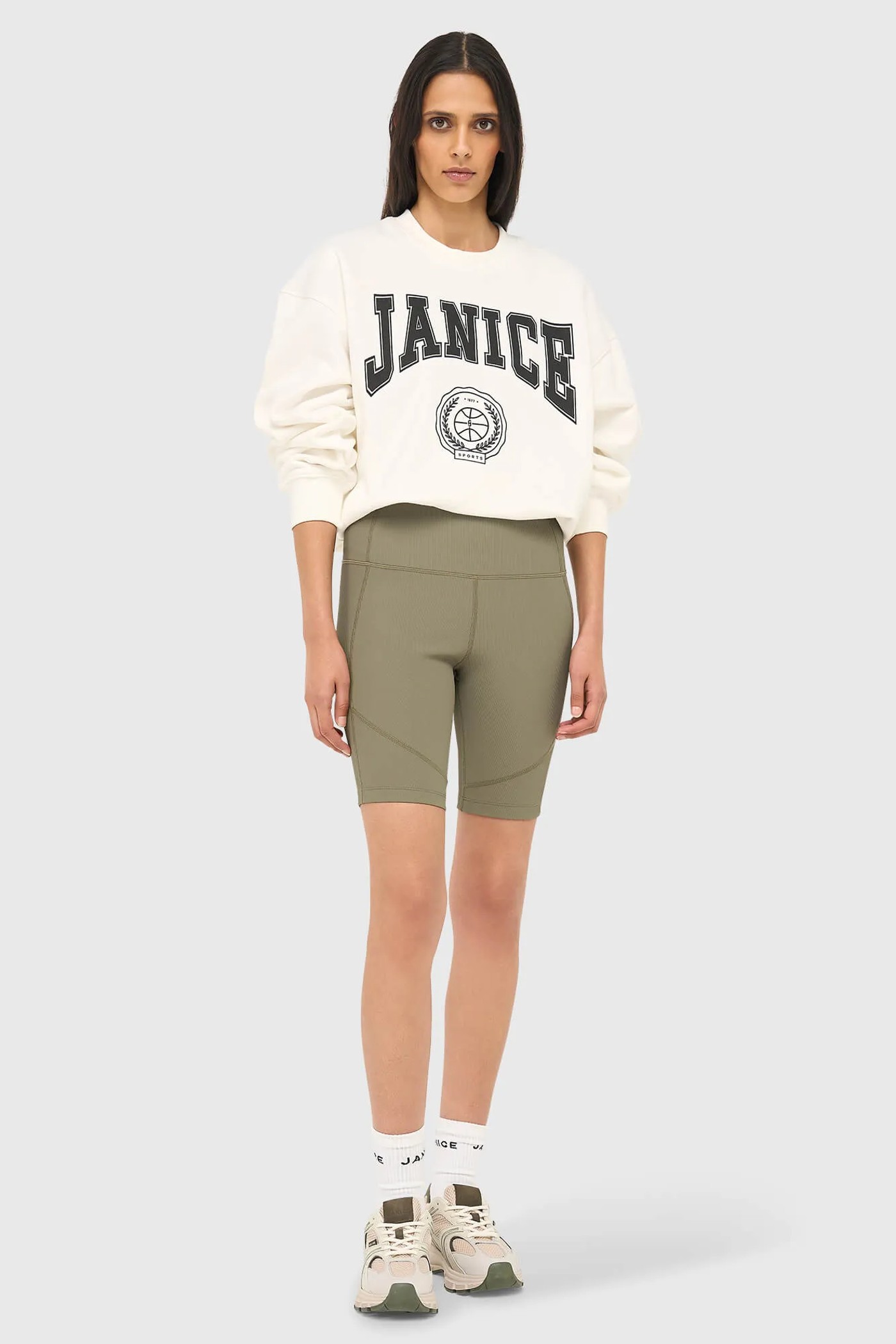 Korte Legging Shorts Sport Cole Groen