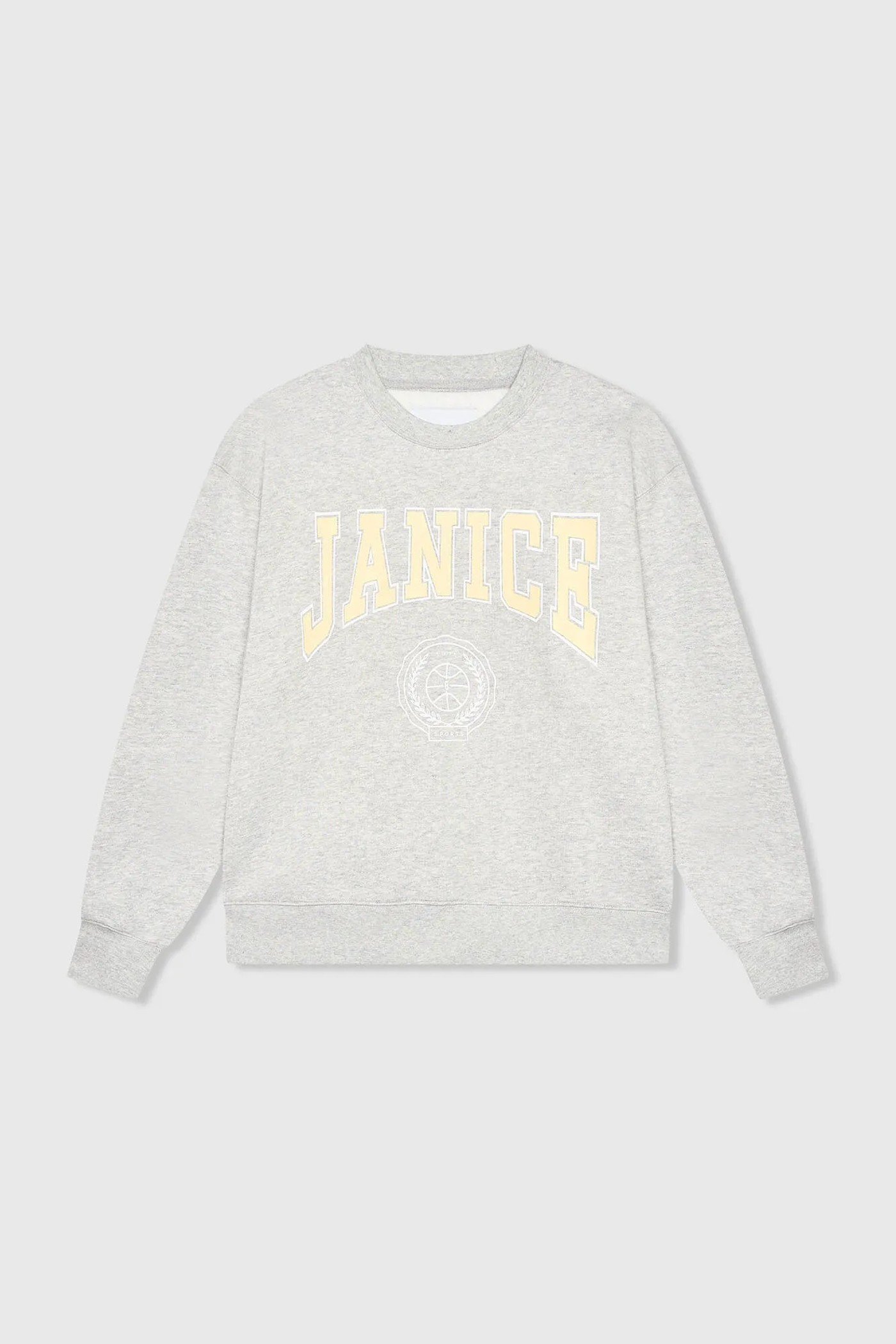 Grijze Dames Sweater Katoen Owen Logo