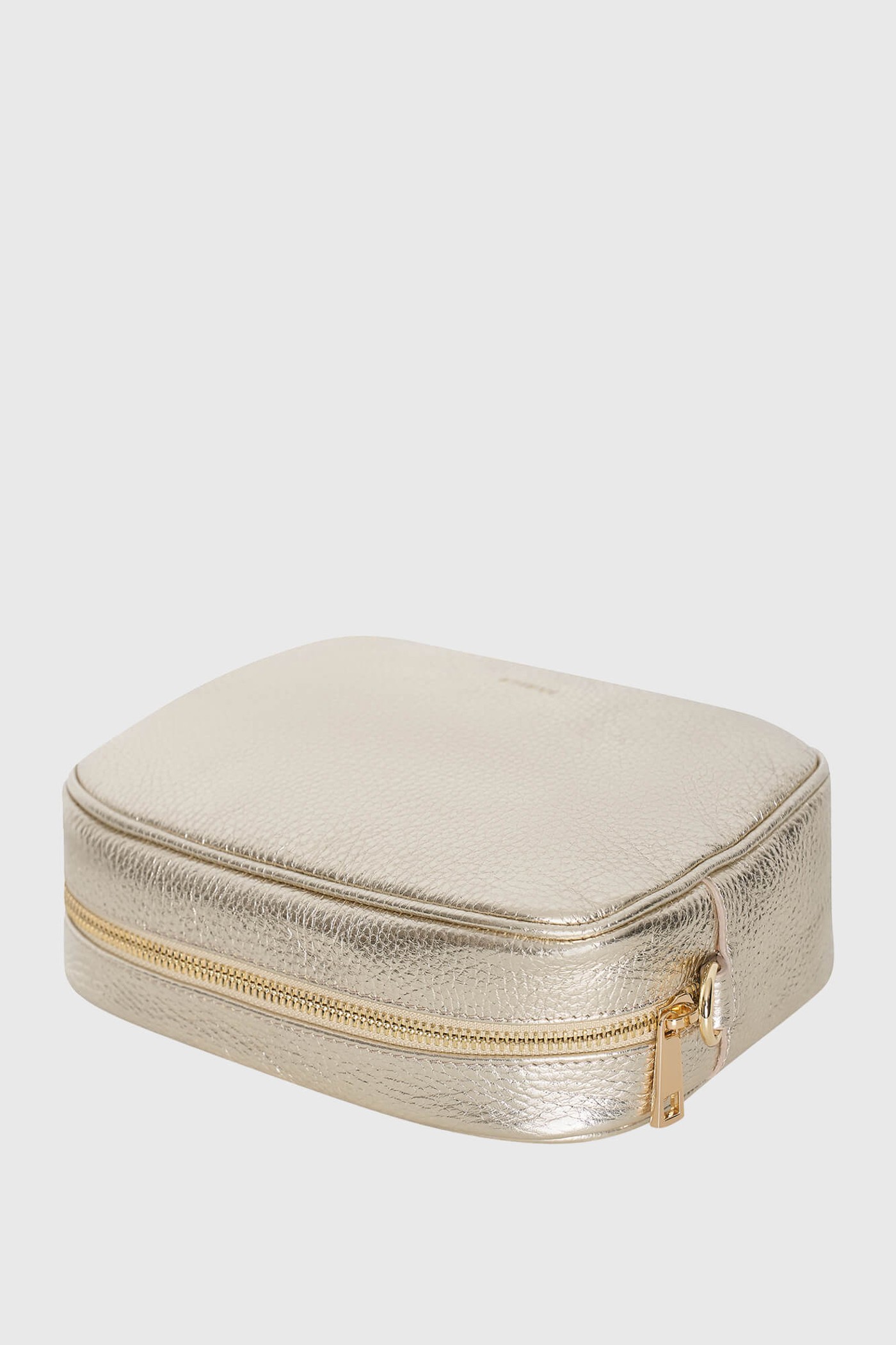Leren Crossbody Dames Bruce Goud