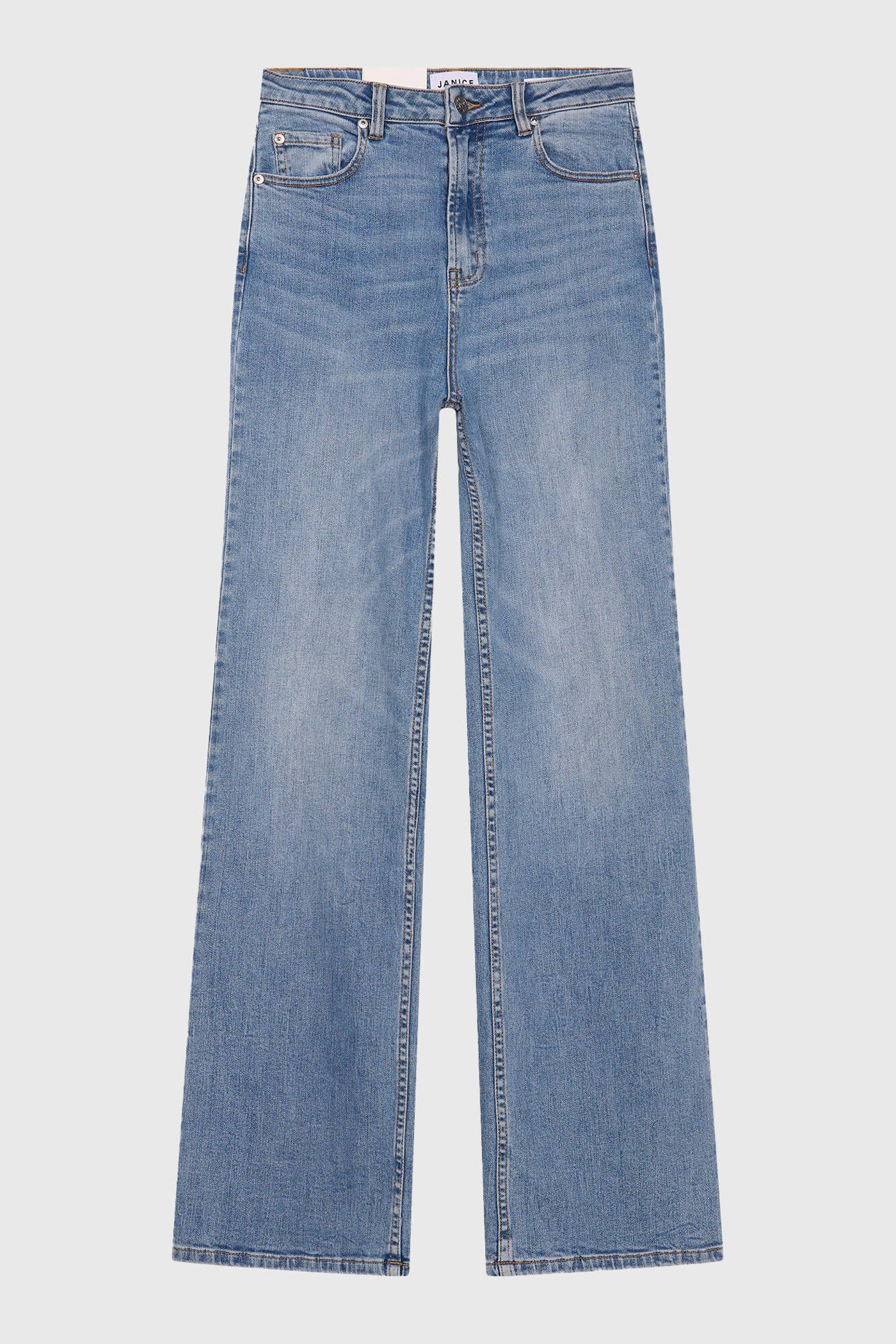 Jeans Dames Wijde Pijp Jason Blauw 323