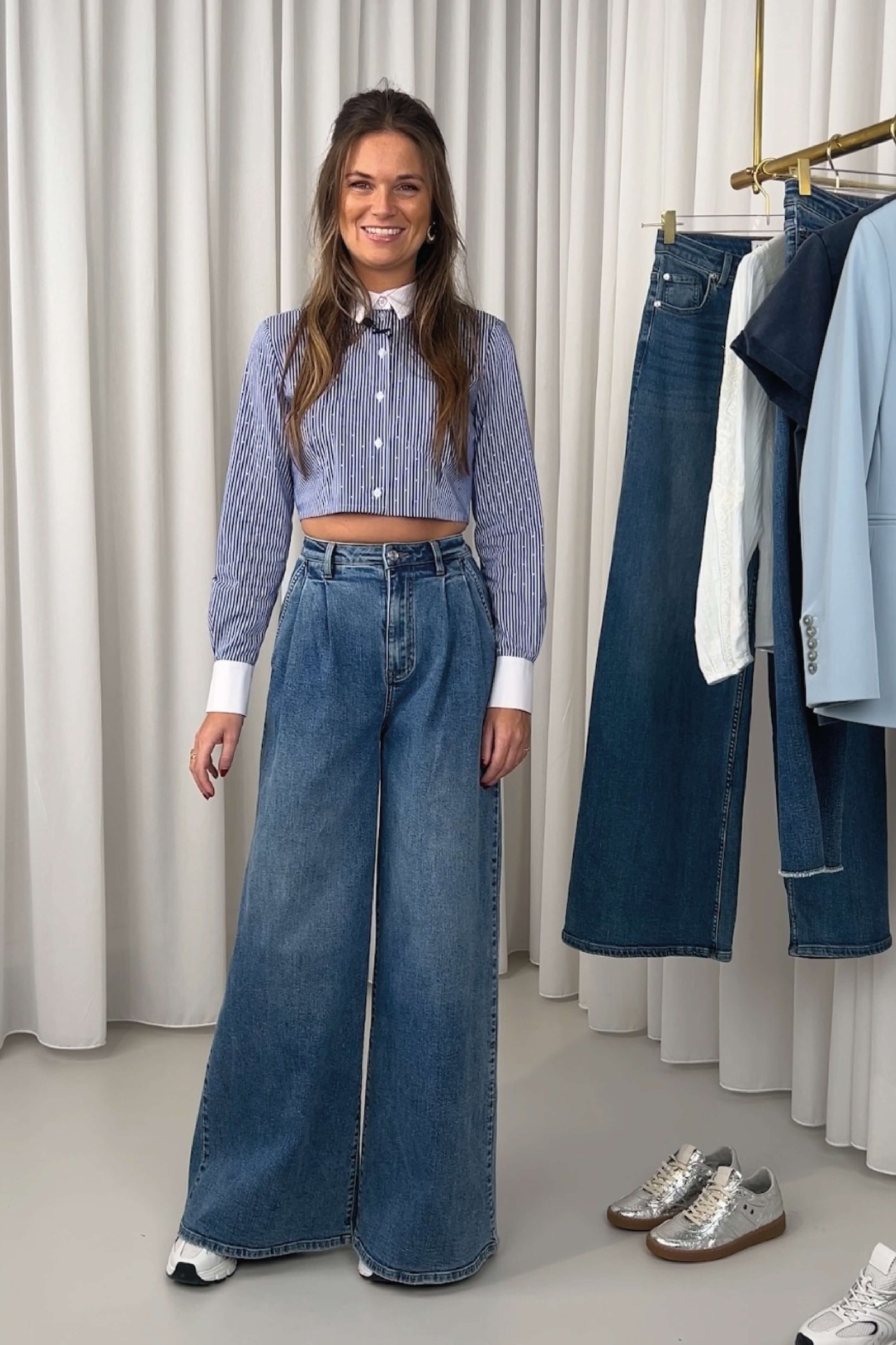 De ultra wide leg Dollar Jeans