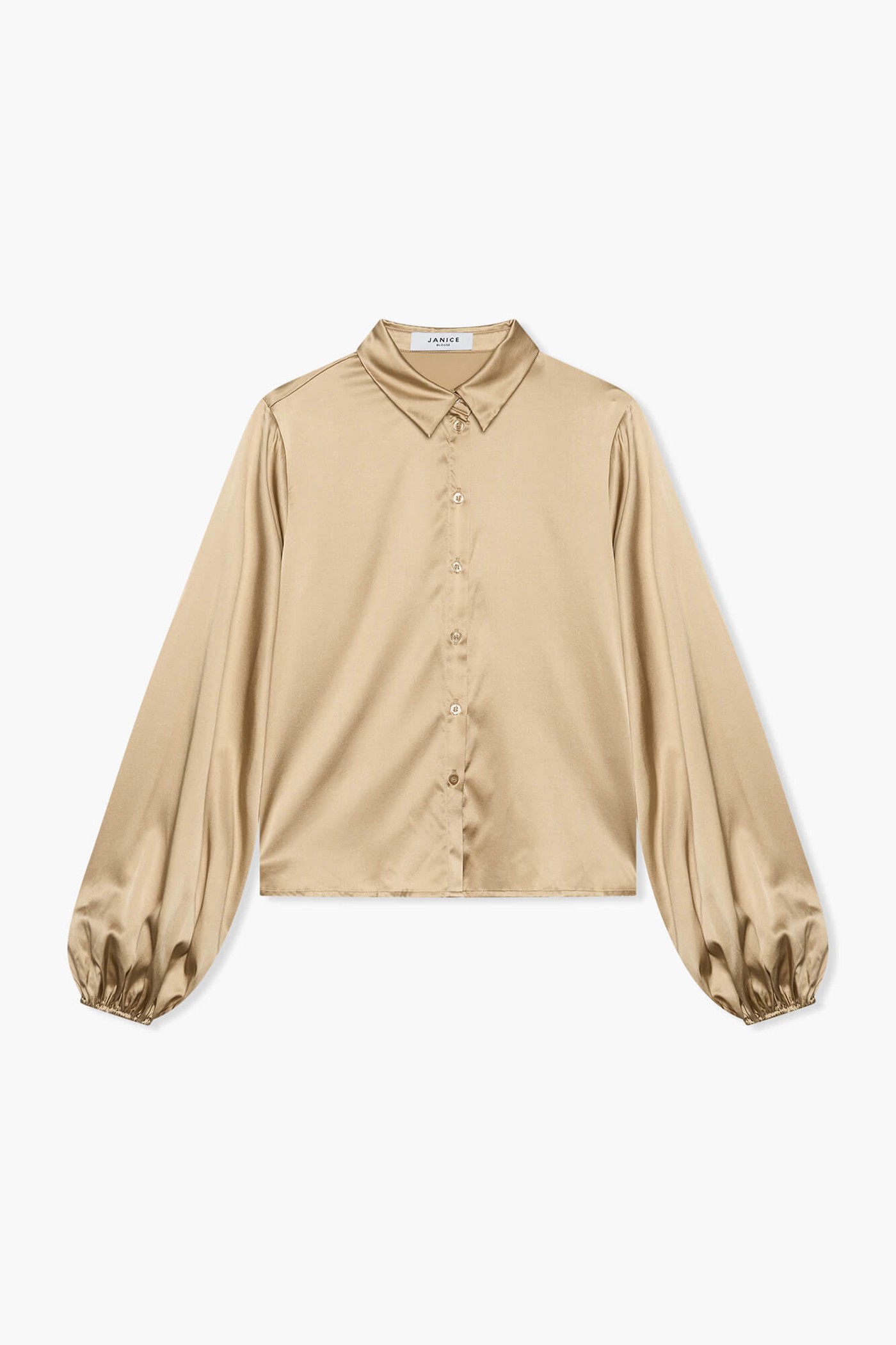 Zijden Blouse Dames Stretch Abe Goud