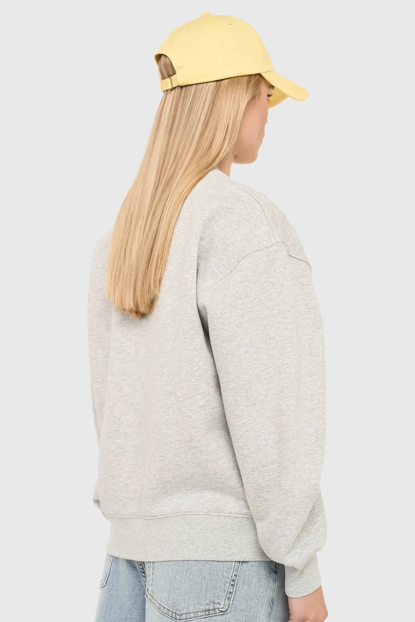 Grijze Dames Sweater Katoen Owen Logo