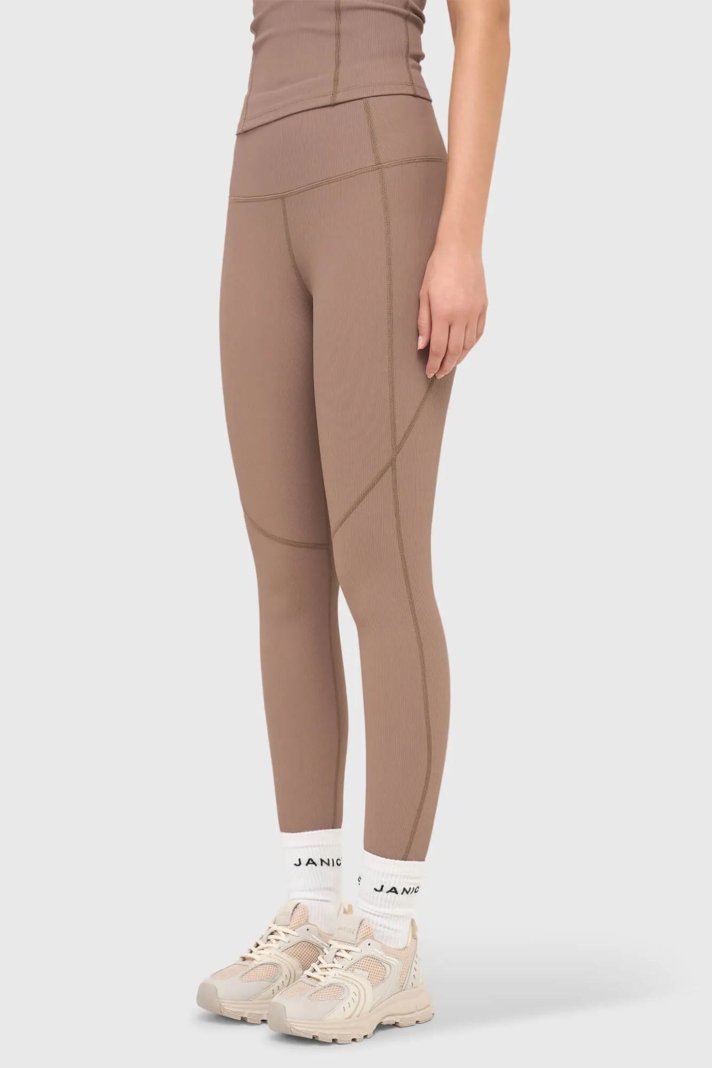 Legging Dames Sport Active Wear Ye Bruin Rib