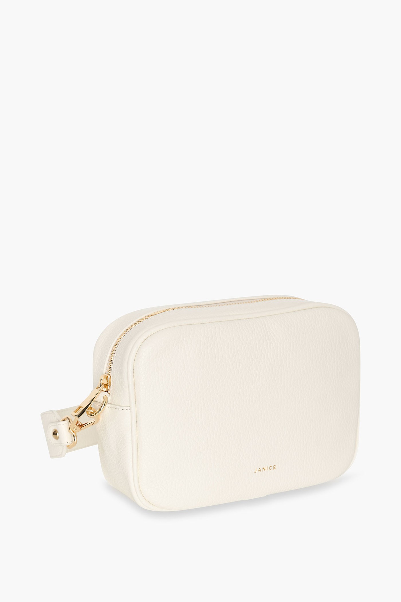 Leren Crossbody Dames Bruce Off-white