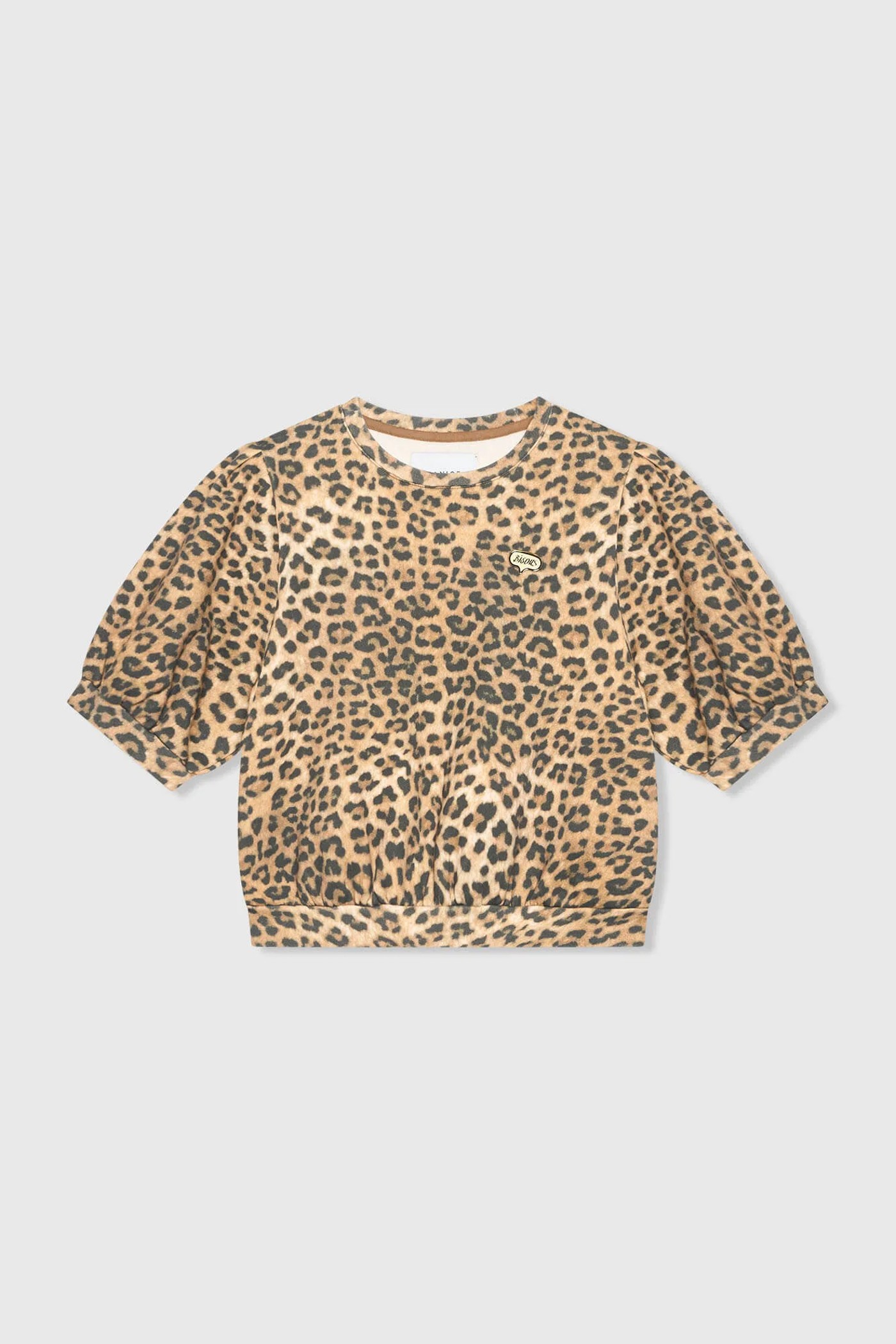 Panterprint Dames Sweater Pof Mouw Katoen Corey