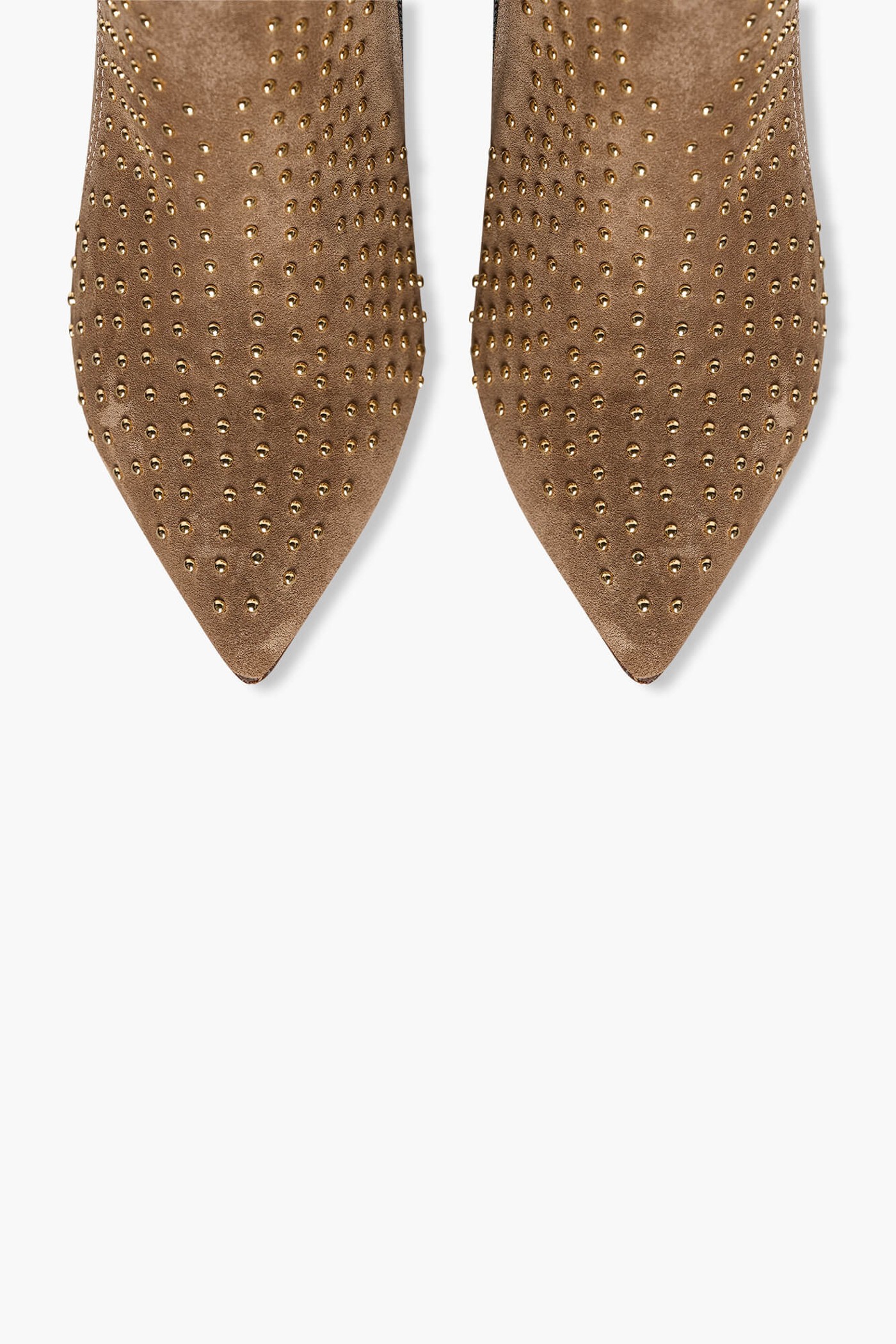 Laarsje Dames Suede Studs Stewart Cognac