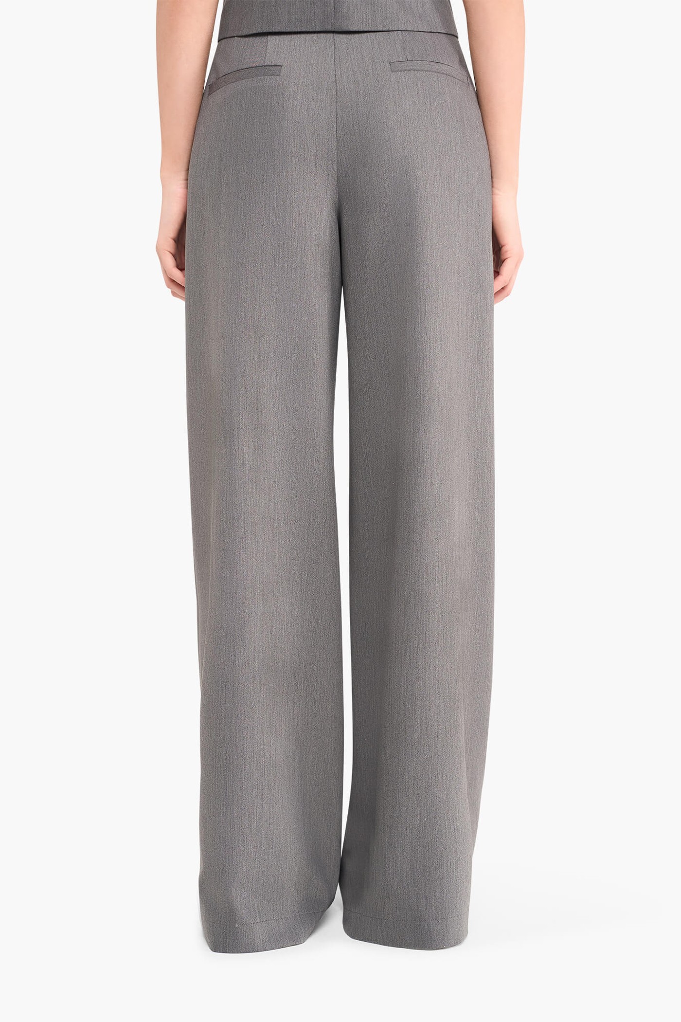 Broek Dames Wijde Pijp Dollar Grijs