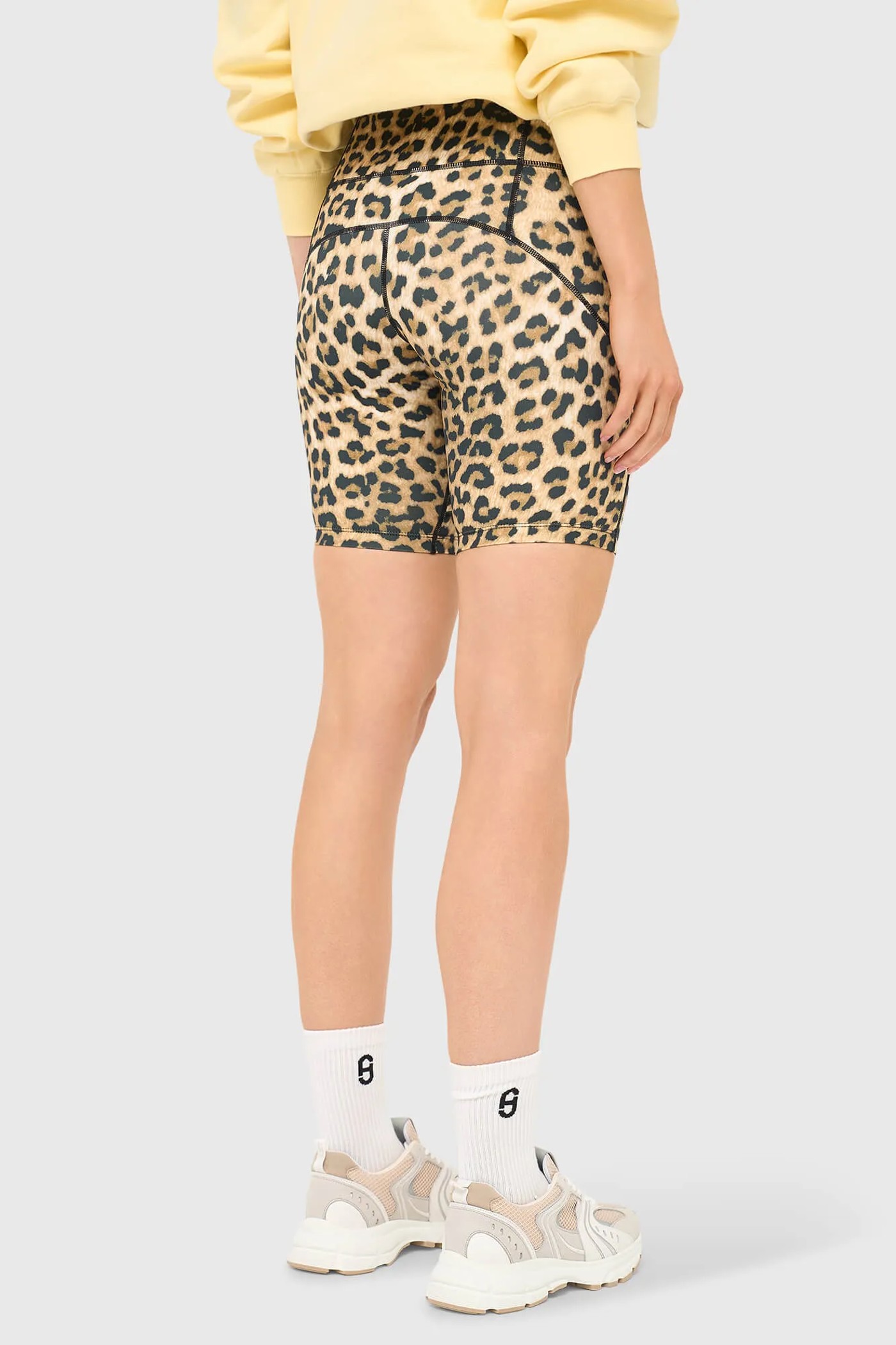 Korte Legging Shorts Sport Cole Panterprint