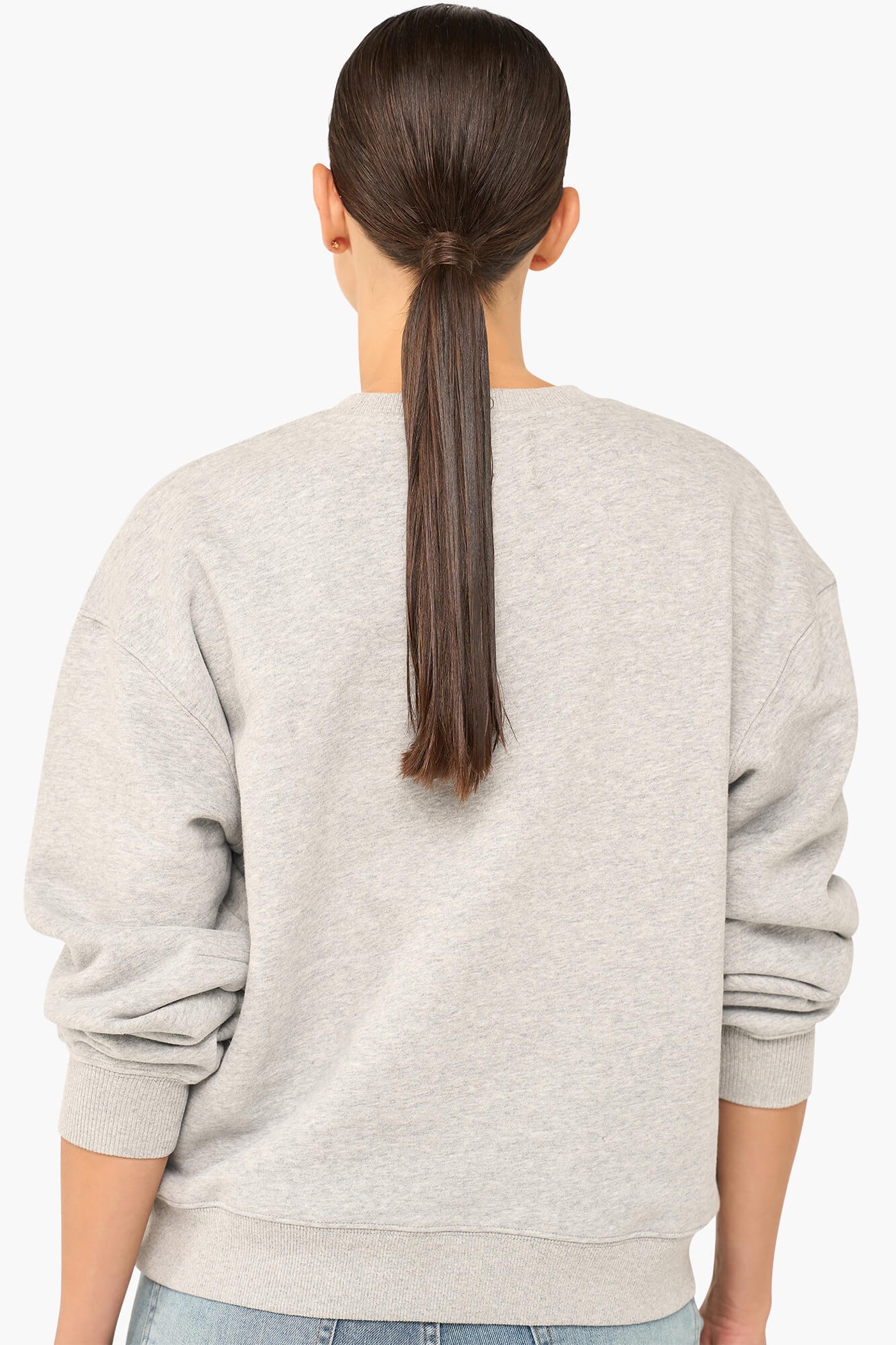 Sweater Dames Katoen Logo Camo Andy Grijs