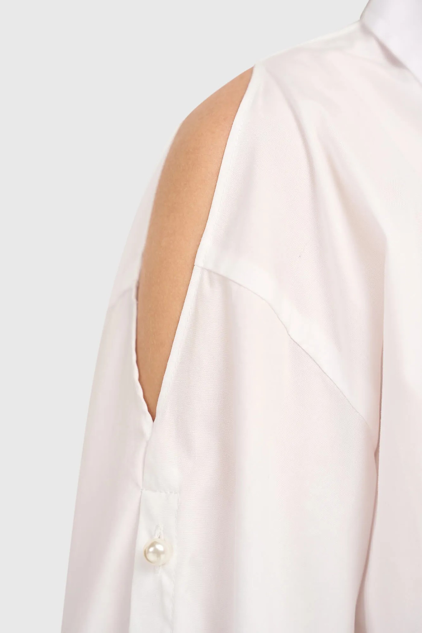 Witte Katoenen Blouse Dames Katoen Paul