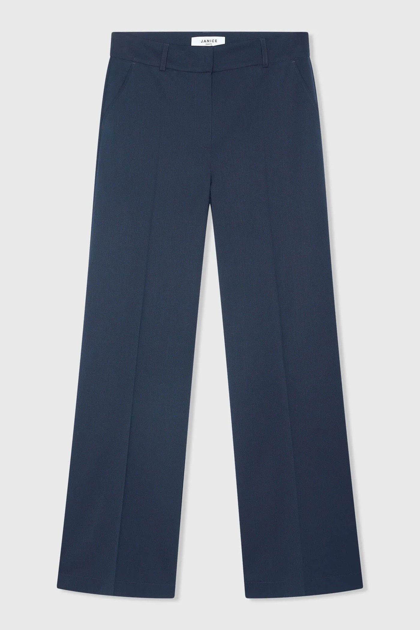 Broek Dames Rechte Wijde Pijp Emil Blauw