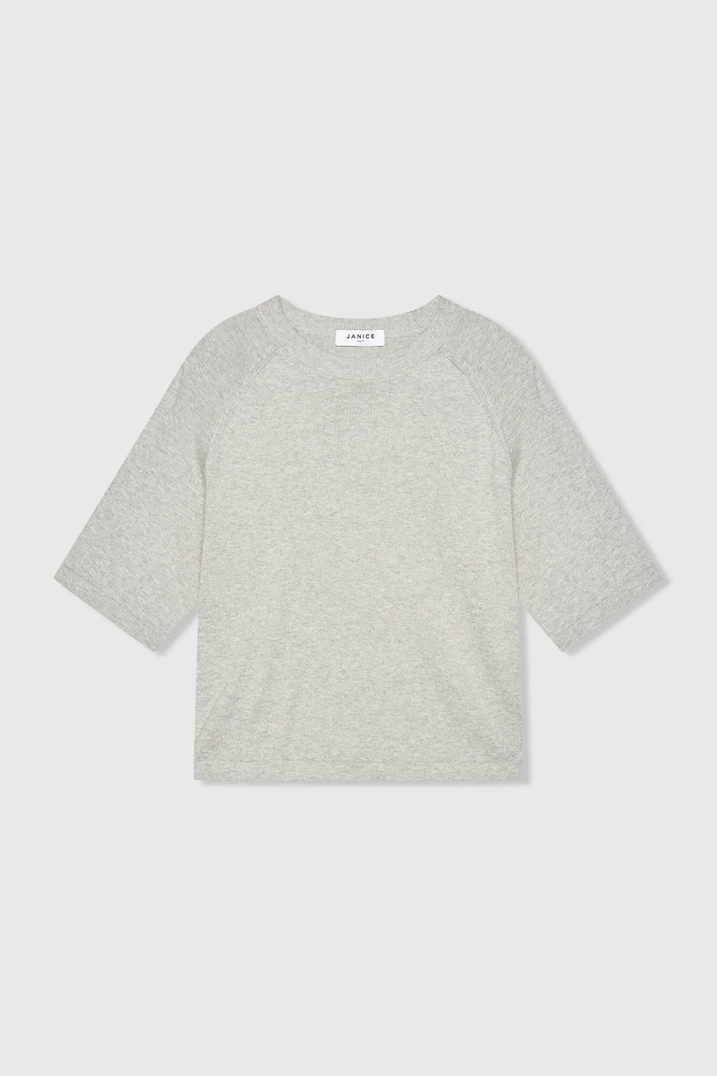 Katoen Cashmere Gebreid Truitje Moss Grijs