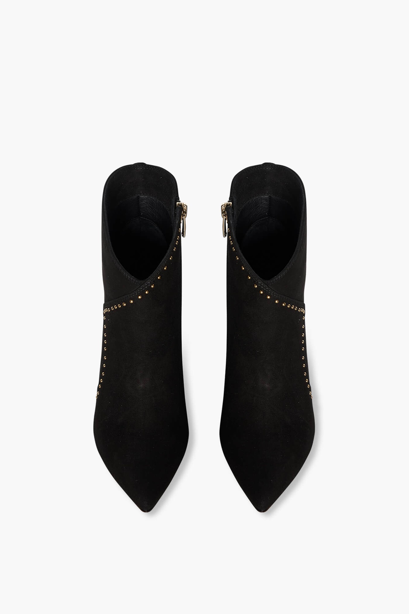 Laarsje Dames Suede Stewart Zwart Studs