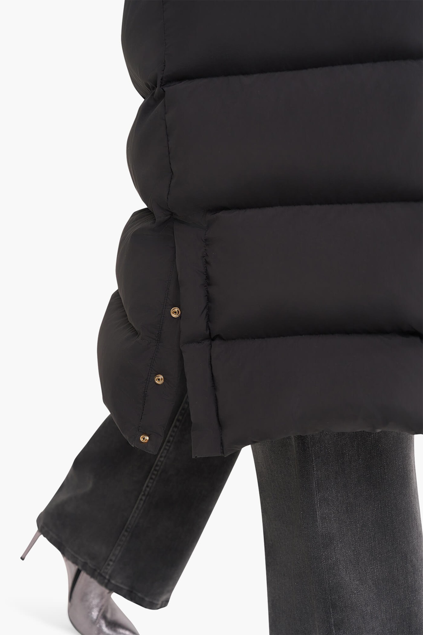 Puffer Jas Dames Lang Derrick Zwart