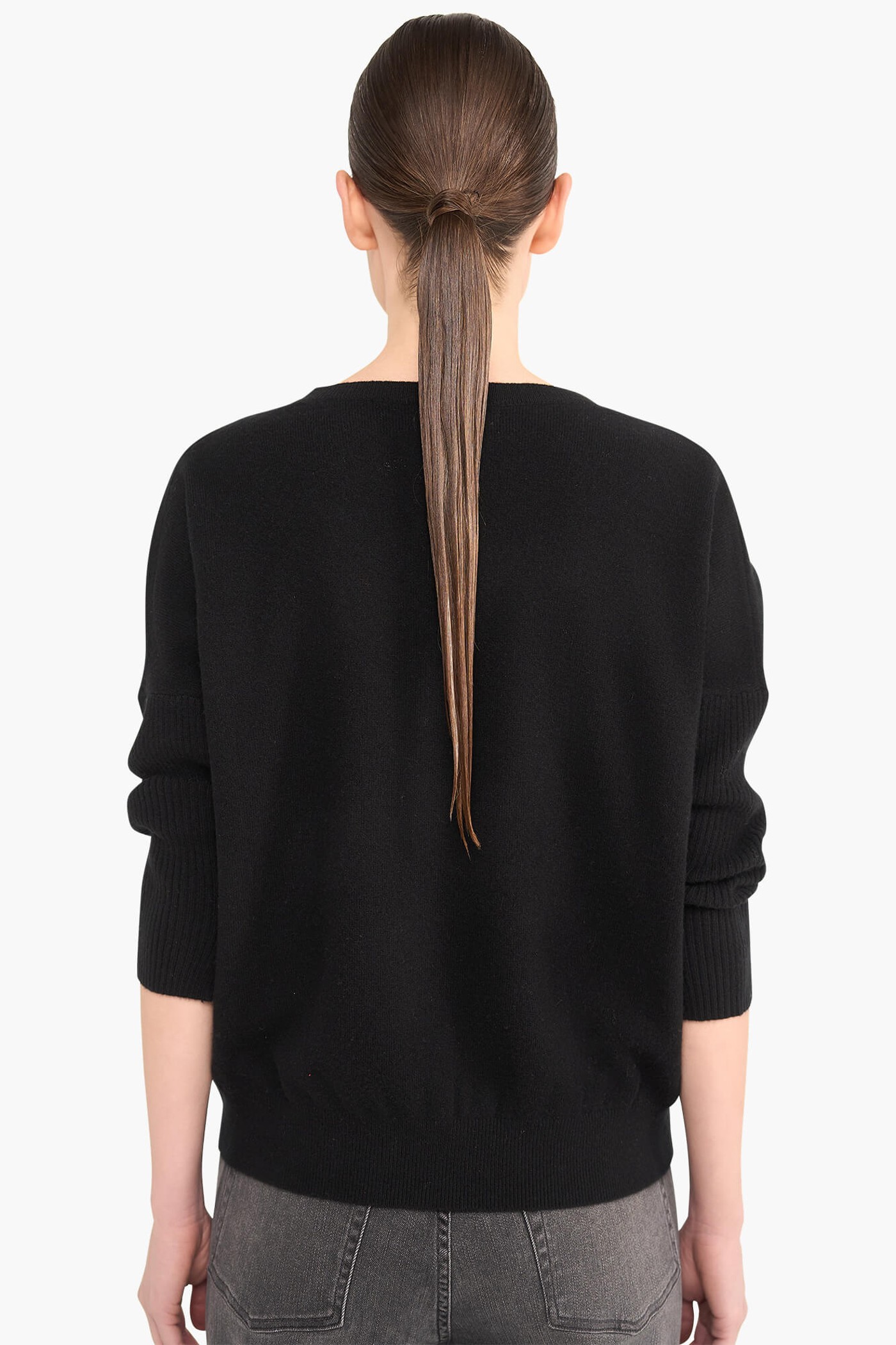 Cashmere Trui Dames Dash Zwart