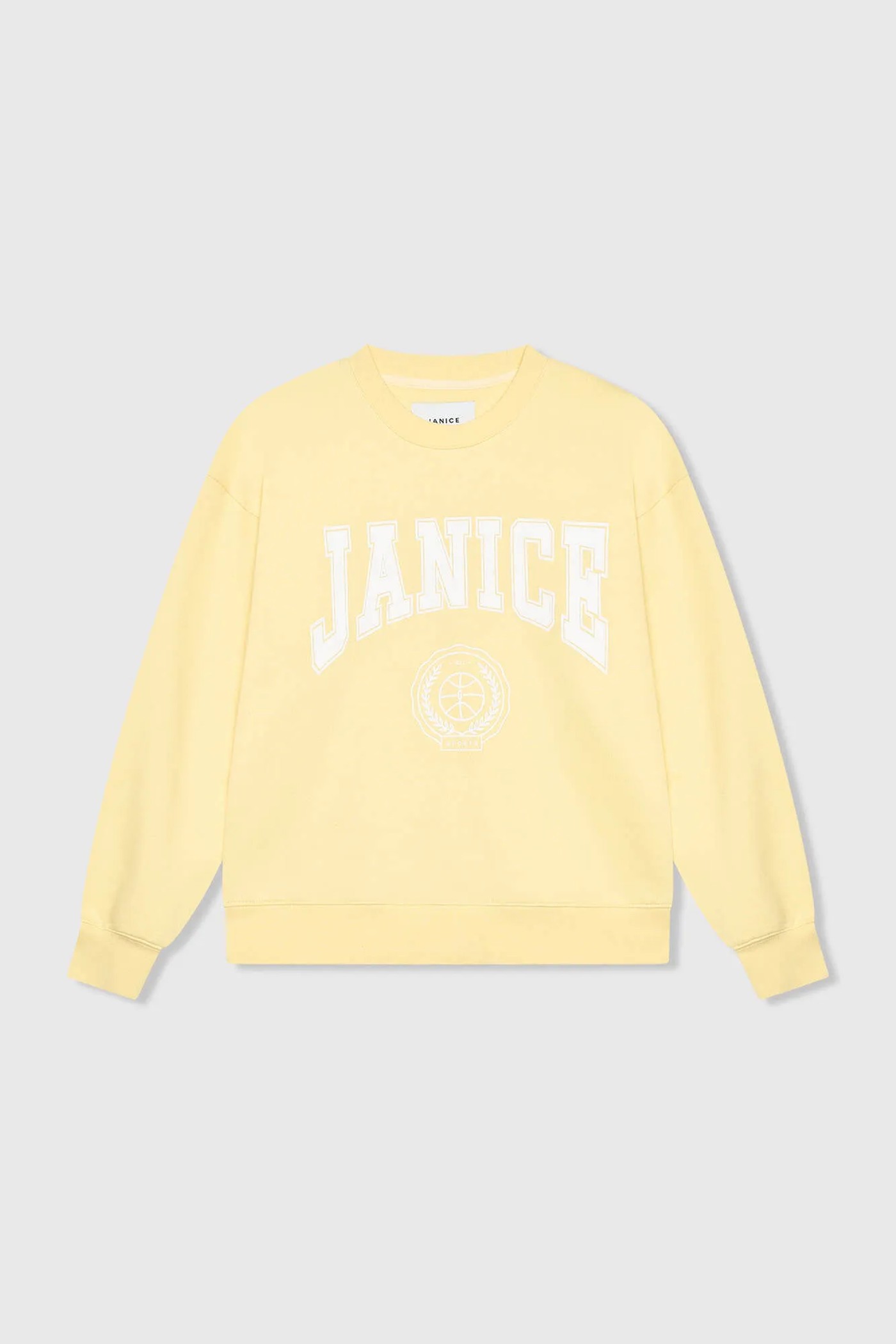 Gele Dames Sweater Katoen Owen Logo