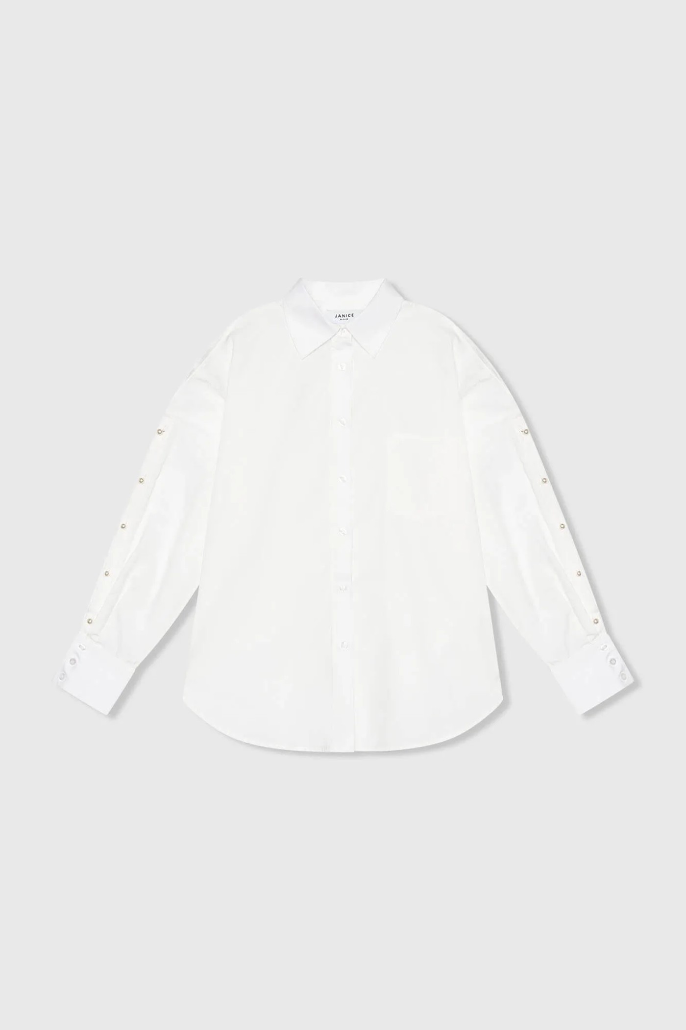 Witte Katoenen Blouse Dames Katoen Paul