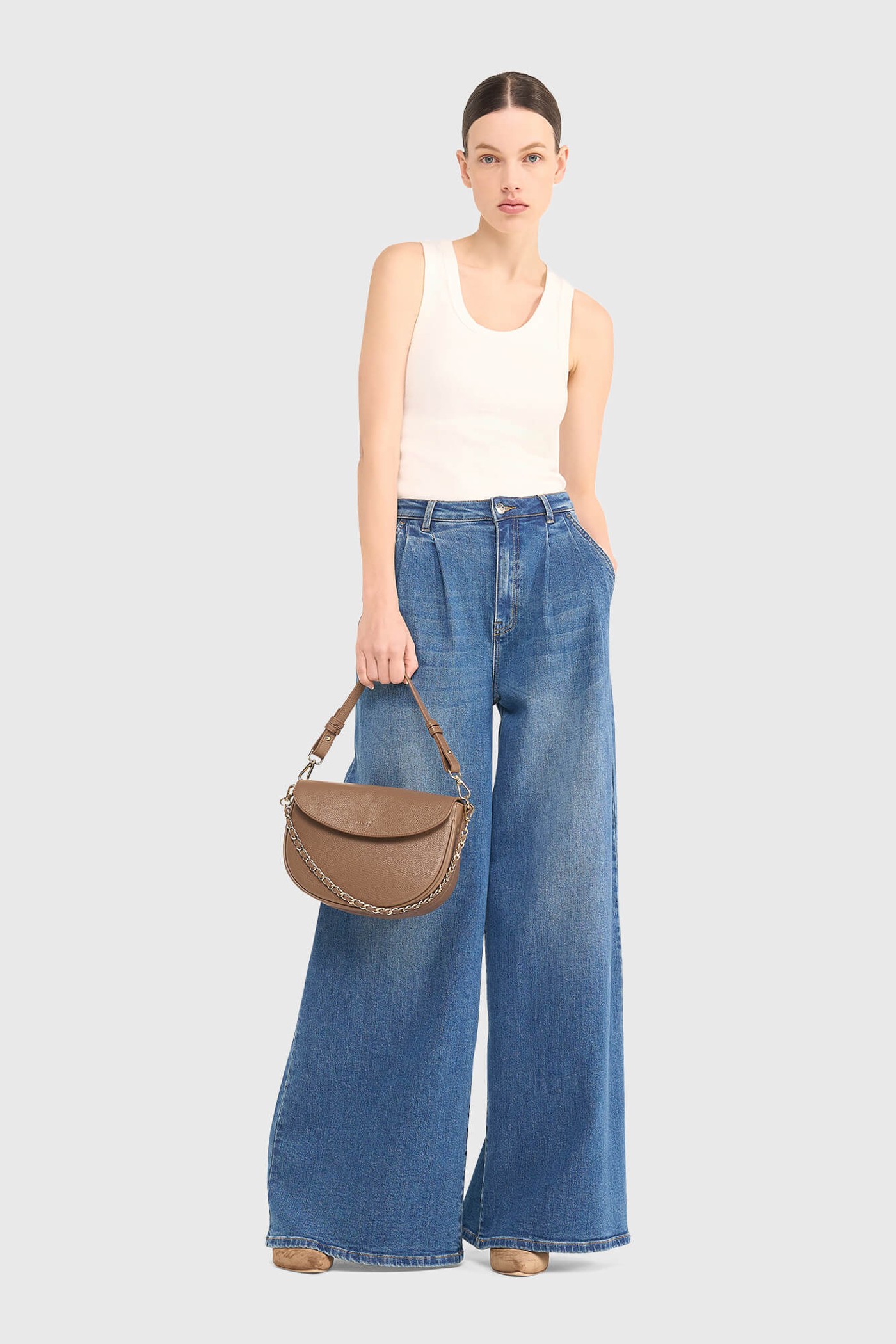 Jeans Dames Wijde Pijp Dollar Blauw 111
