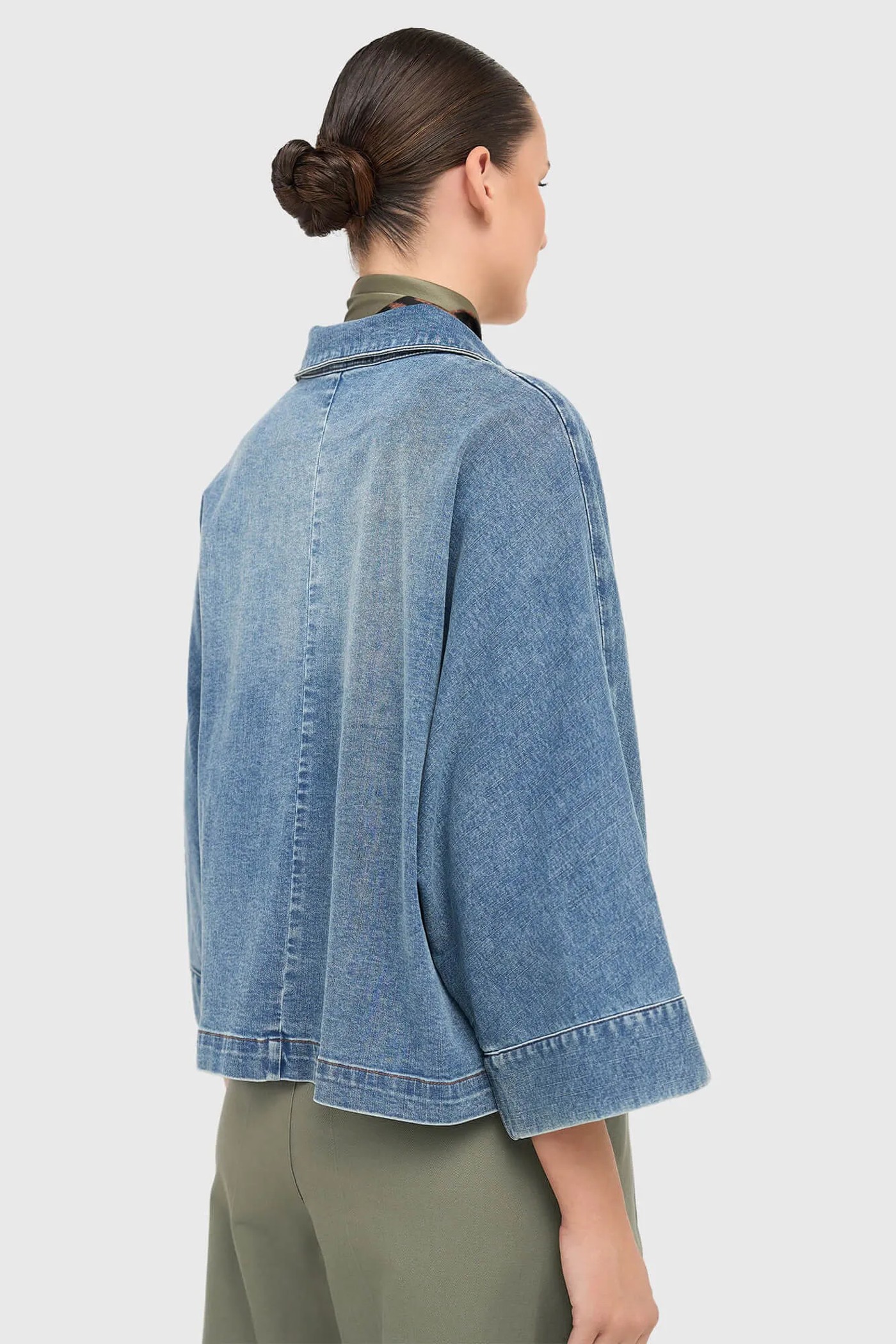 Blouse Dames Denim Kimono Carl 379