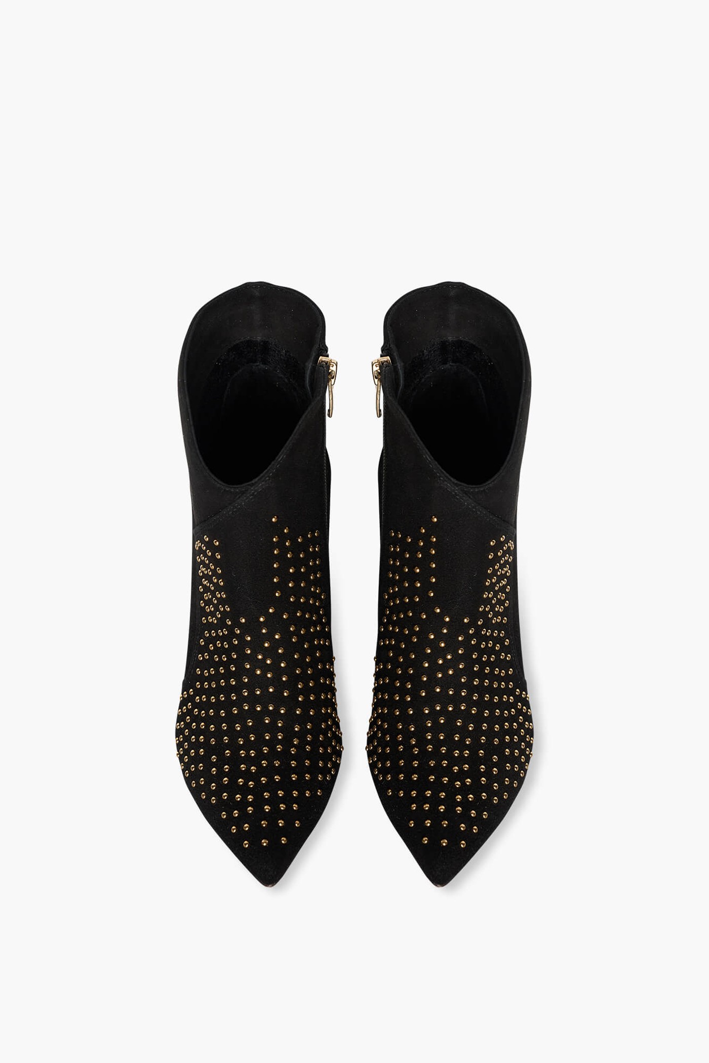 Laarsje Dames Suede Studs Stewart Zwart