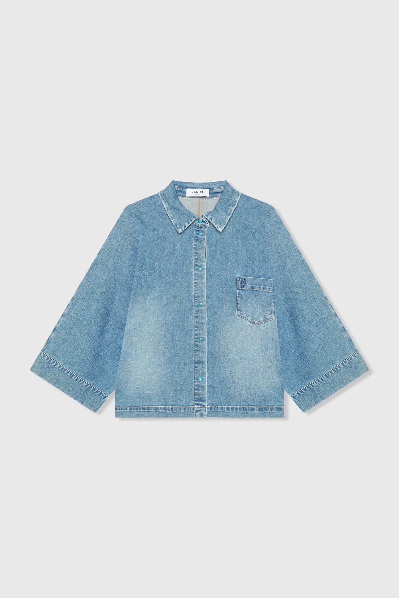 Blouse Dames Denim Kimono Carl 379