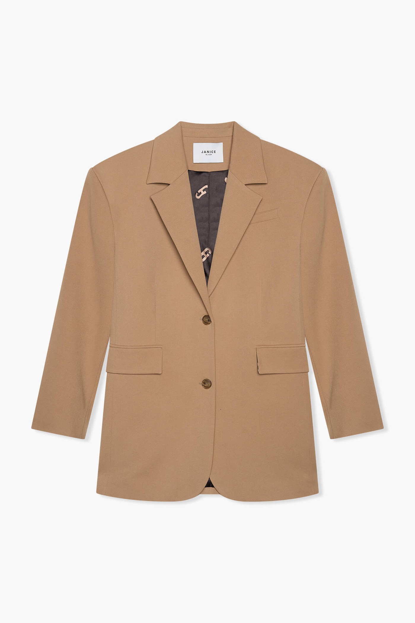 Oversized Blazer Dames Buddy Beige