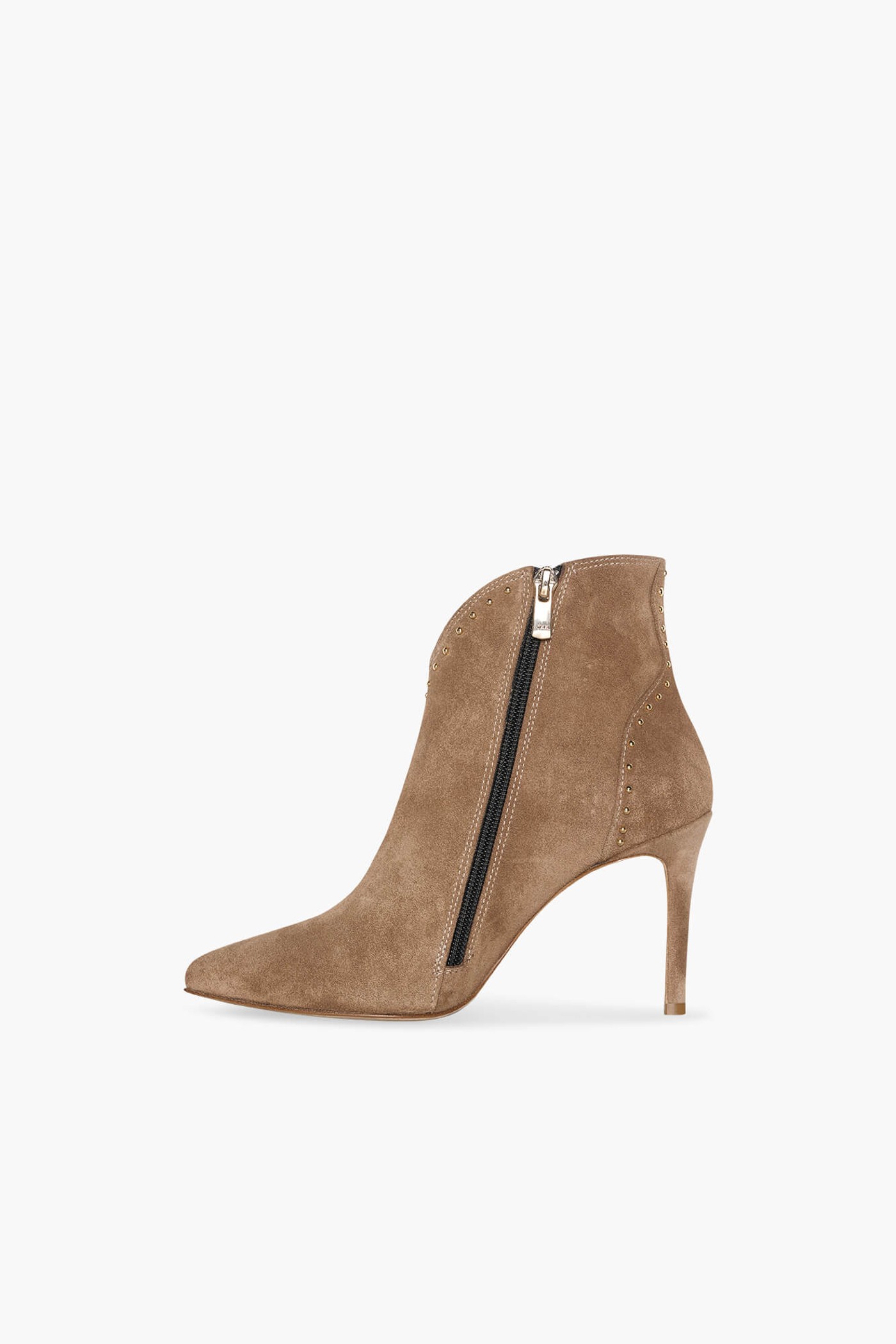 Laarsje Dames Suede Stewart Cognac Studs