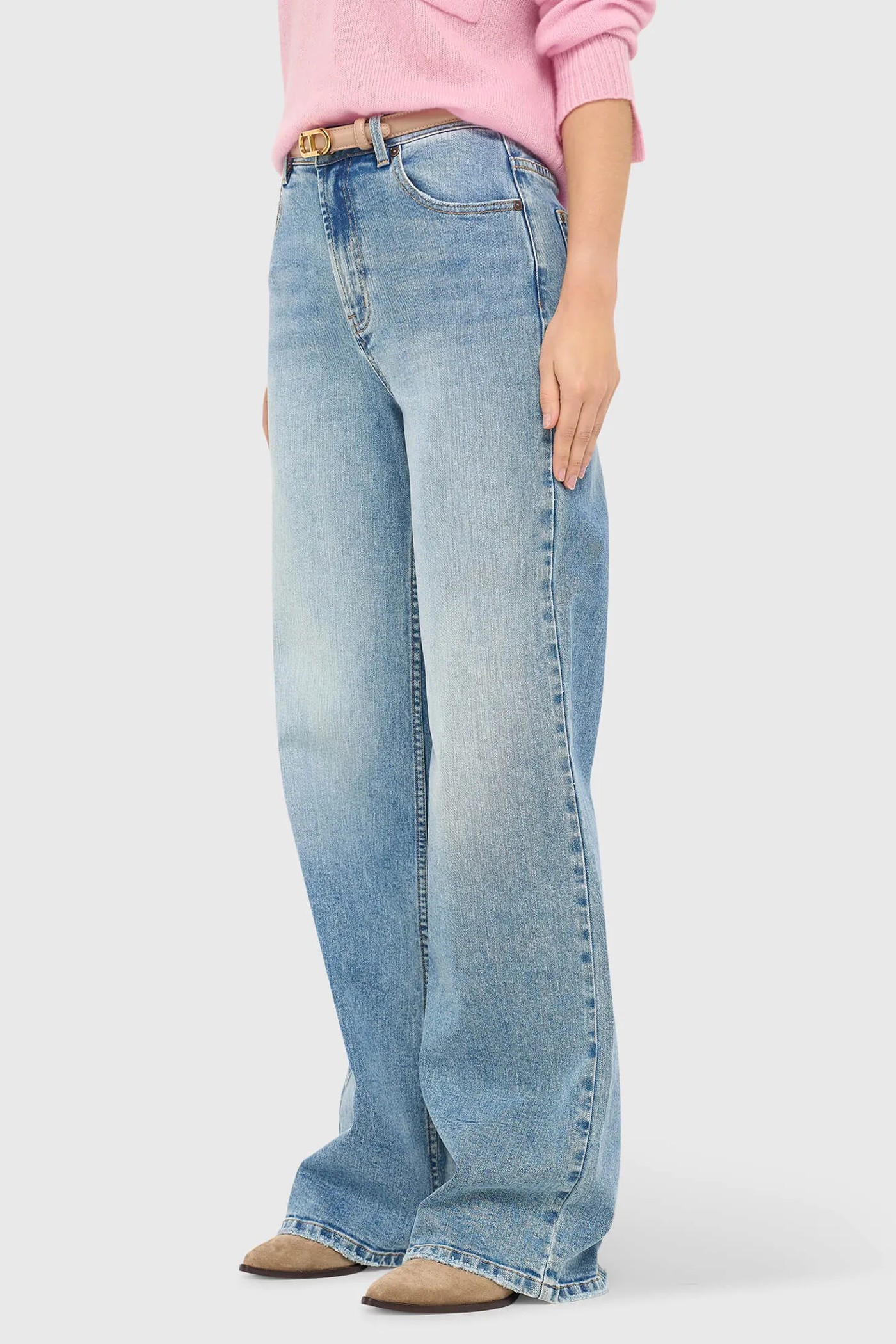 Jeans Dames Rechte Pijp High Rise Jason Blauw 786