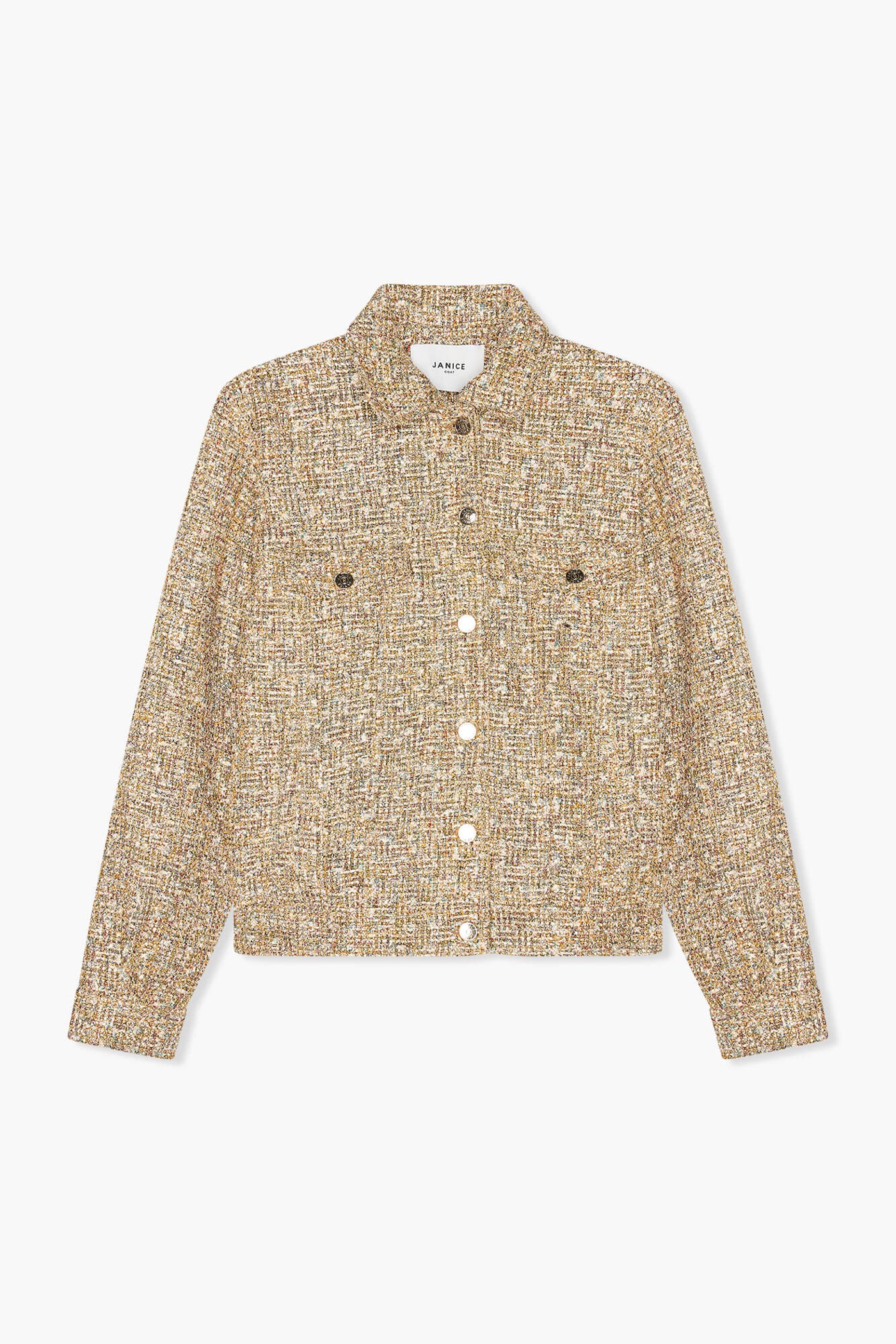 Jas Dames Kort Tweed Gregory Goud