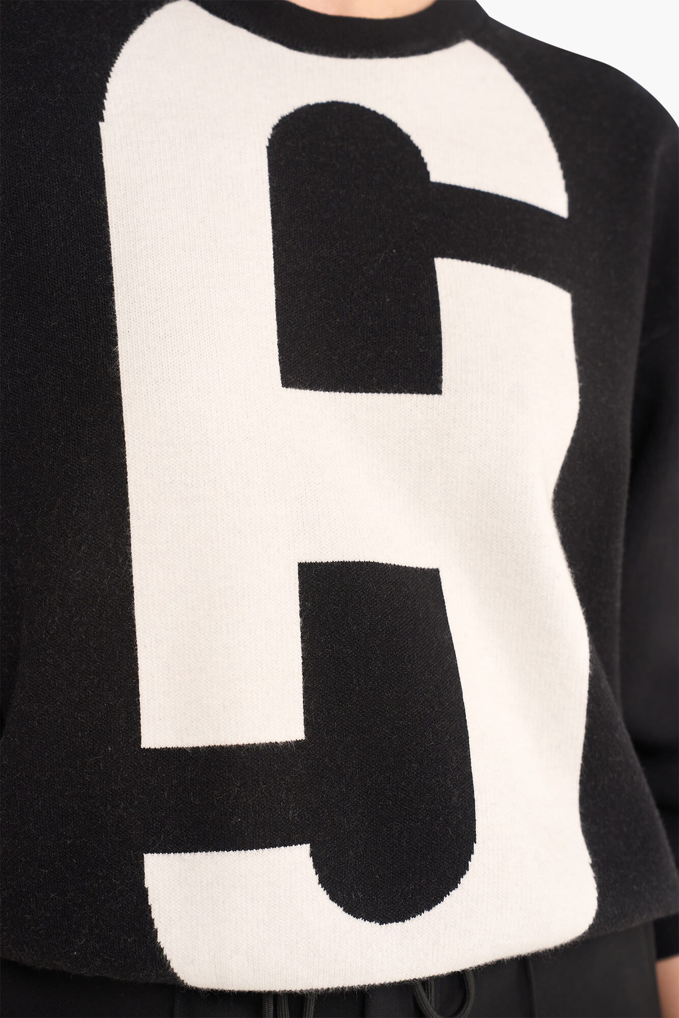 Sweater Dames Gebreid Viscose Logo Andy Zwart