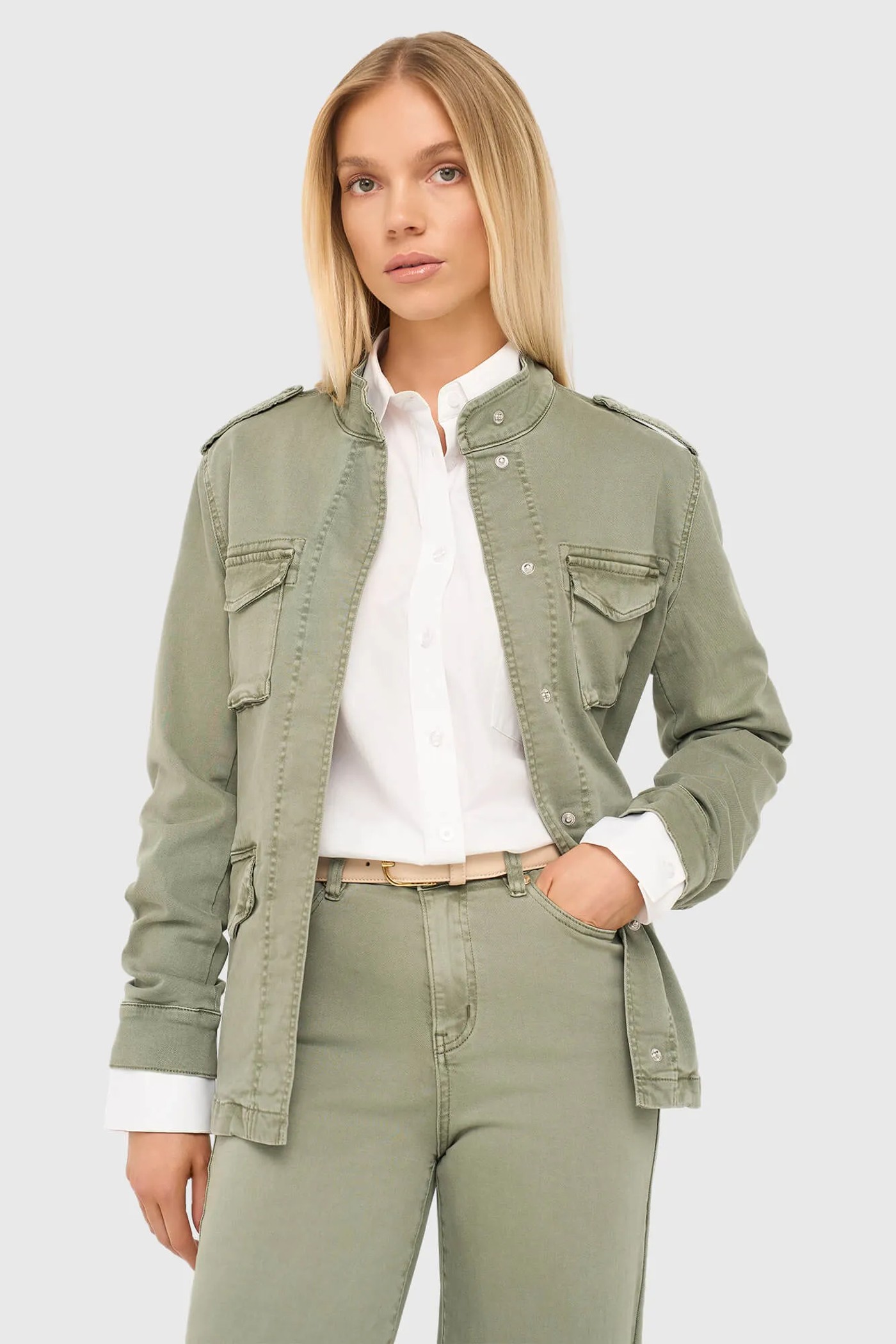 Denim Spijkerjas Dames Dwayne Groen 943