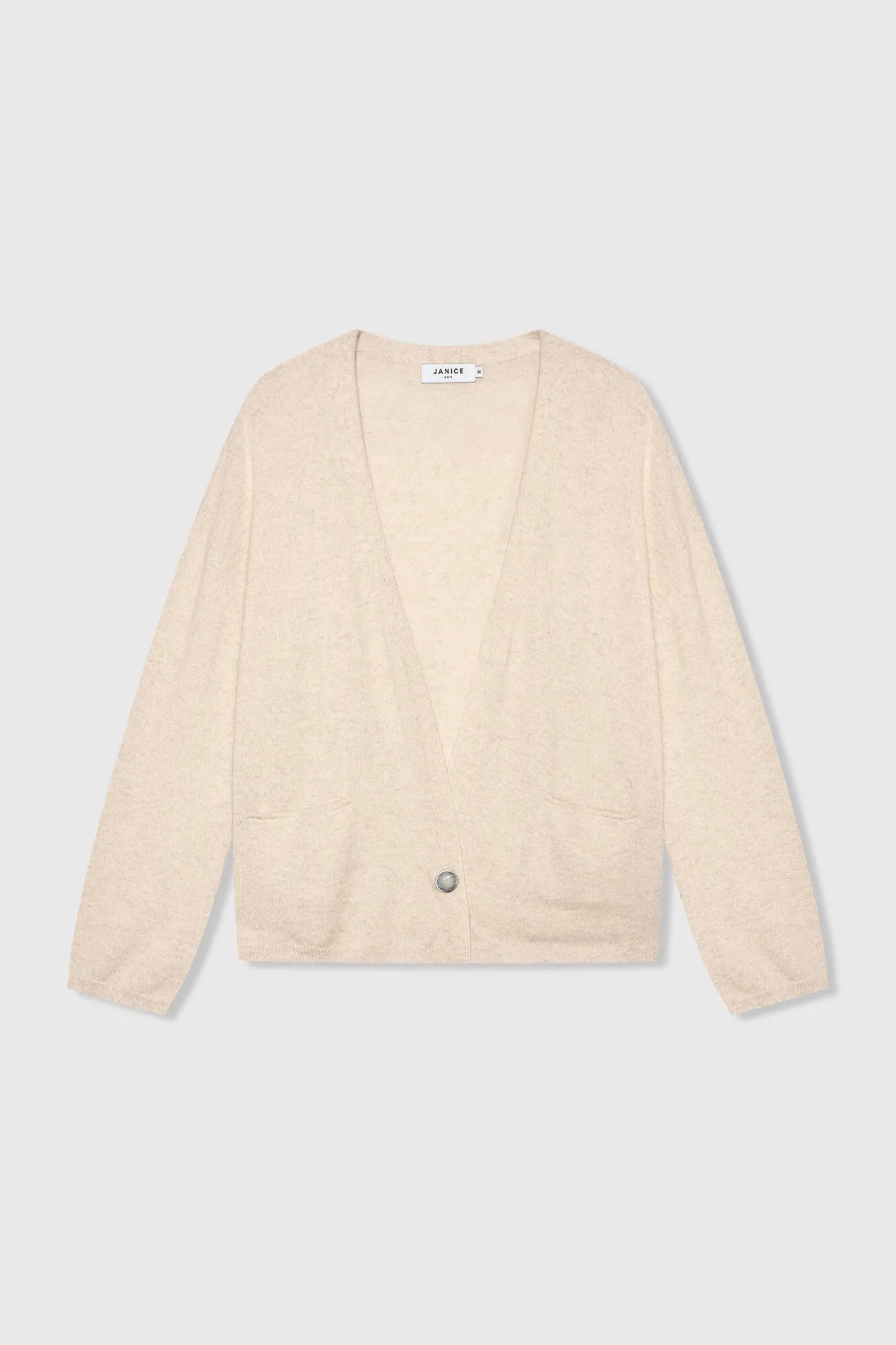Cashmere Dames Vest Blade Beige