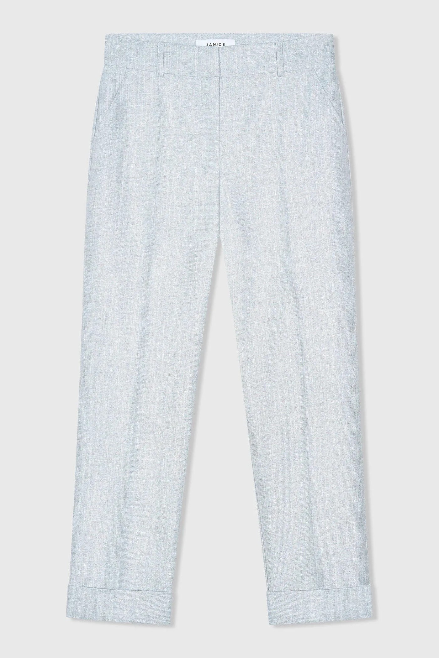 Broek Dames Steekzakken Blauw Lurex Sean