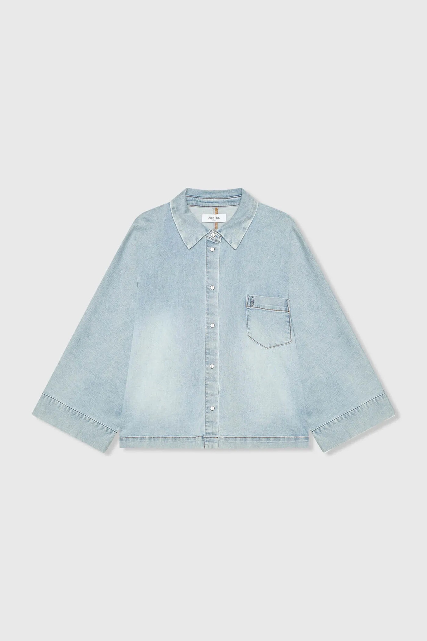 Blouse Dames Denim Kimono Carl 565