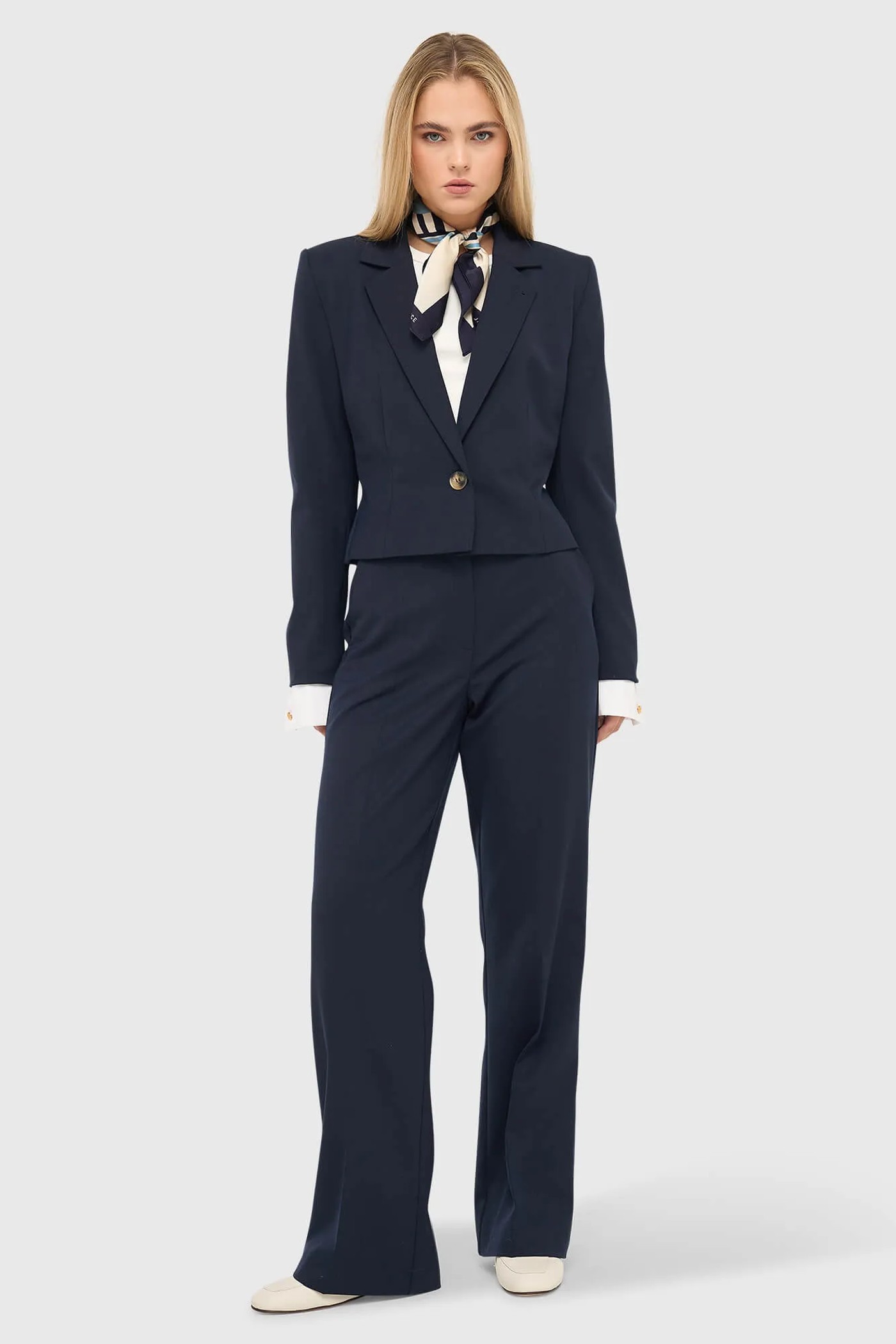 Blazer Dames Kort Blauw Stan