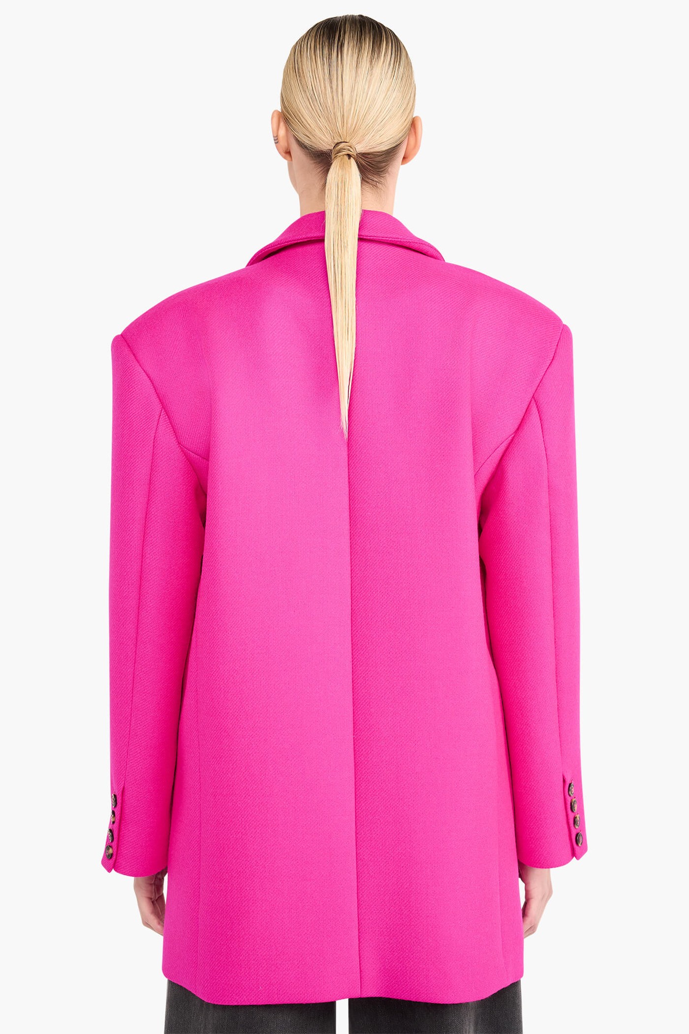 Oversized Blazer Dames Wol Buddy Roze