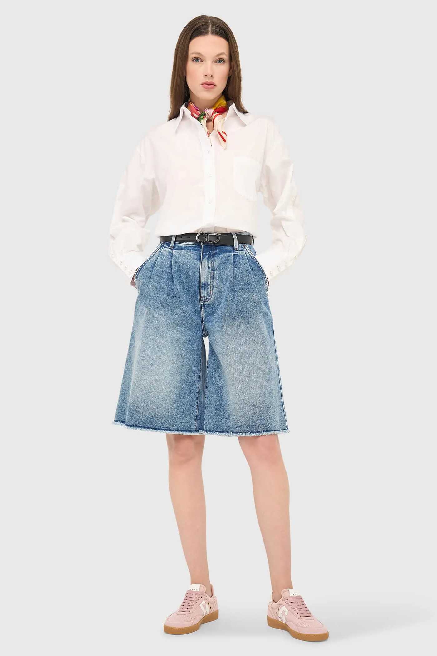 Shorts Denim Dames Dime Blauw 379