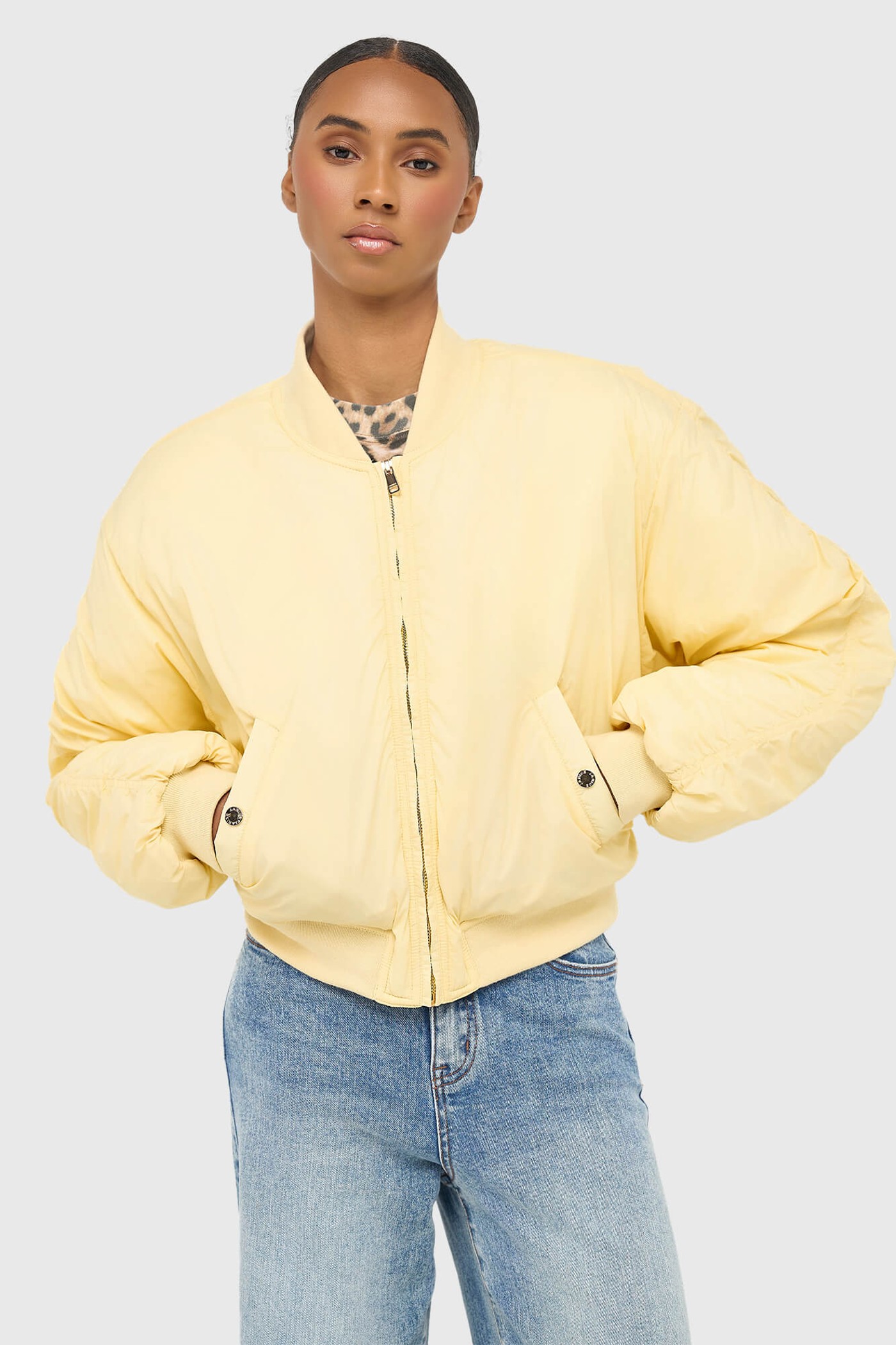 Bomberjack Dames Jas Lexx Geel