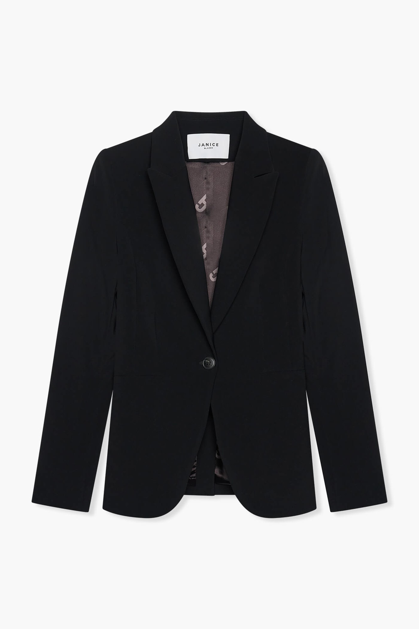 Blazer Dames Getailleerd Luke Zwart