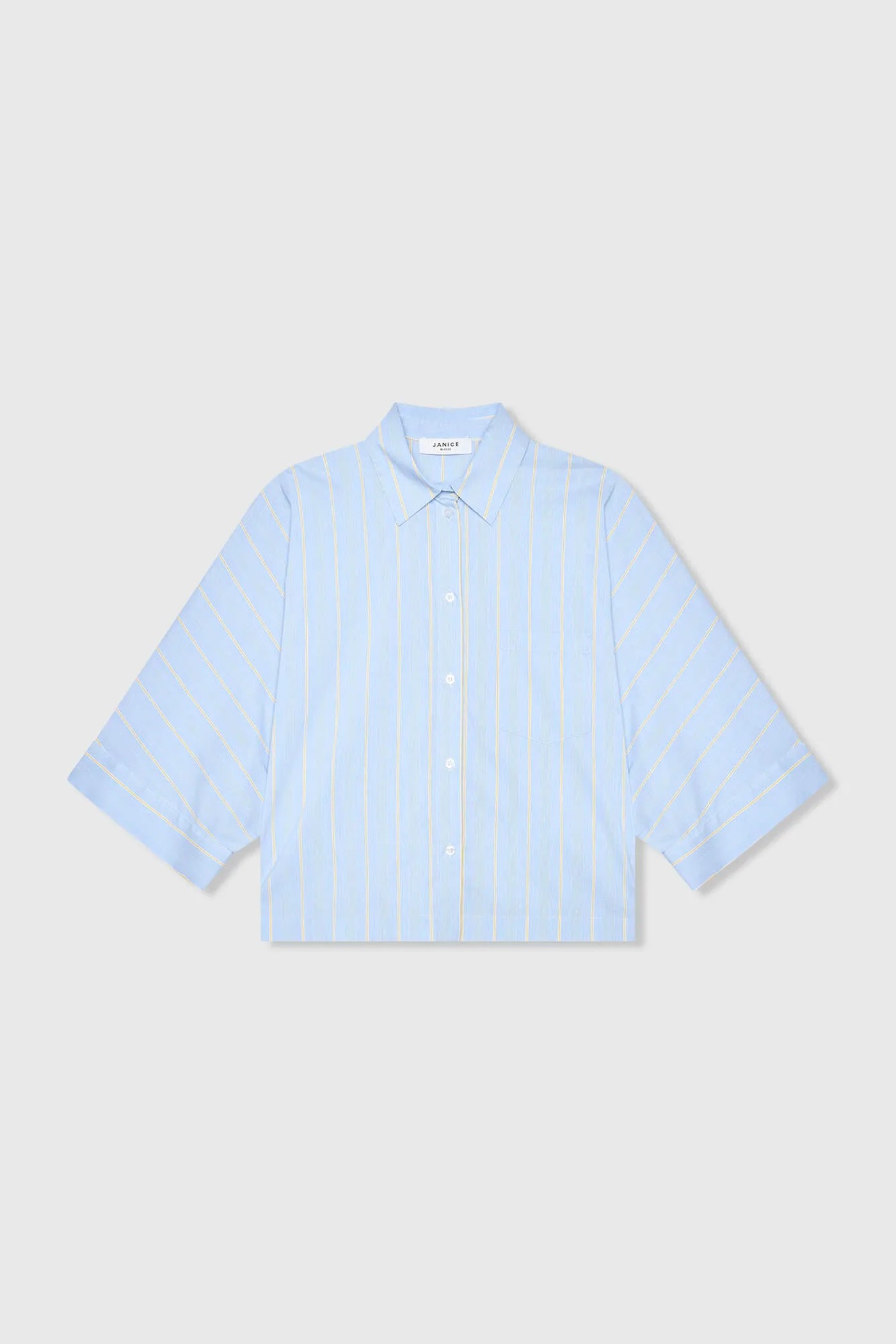 Dames Blouse Gestreept Blauw Carl