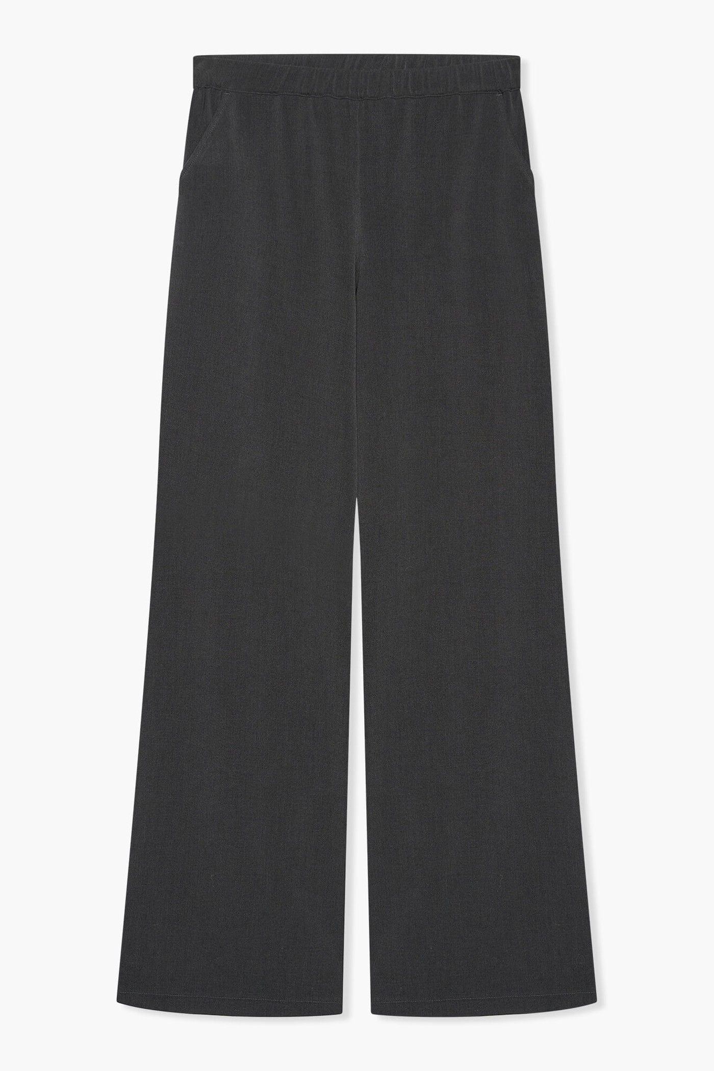 Broek Wijde Pijp Elastiek Ringo Grijs