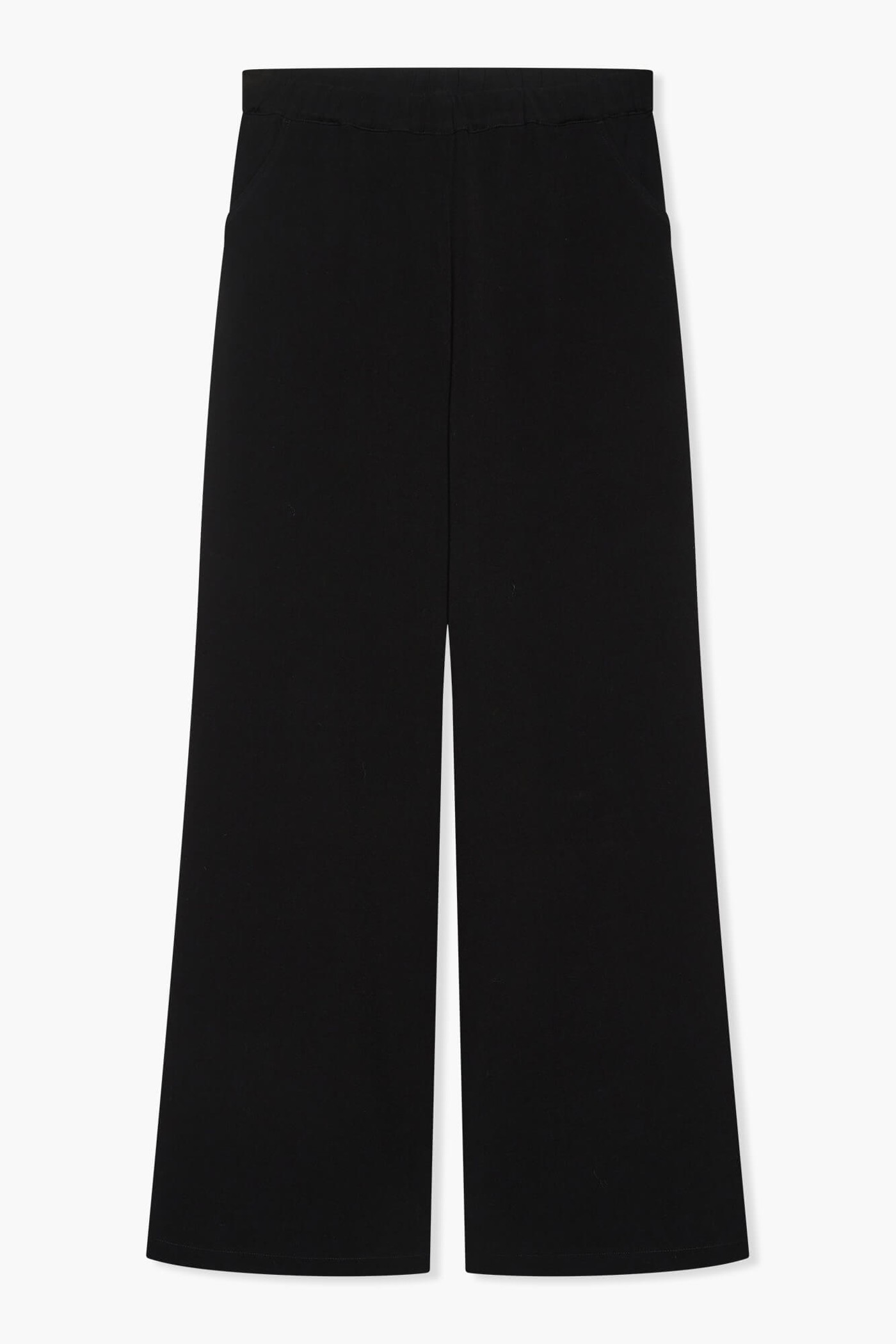 Broek Wijde Pijp Elastiek Ringo Zwart