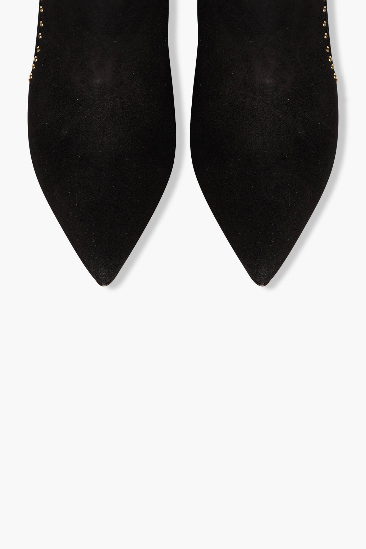 Laarsje Dames Suede Stewart Zwart Studs