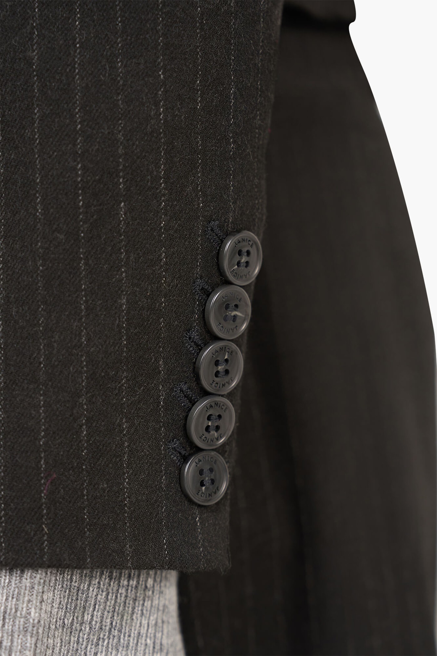 Blazer Dames Kort Stan Zwart Streep