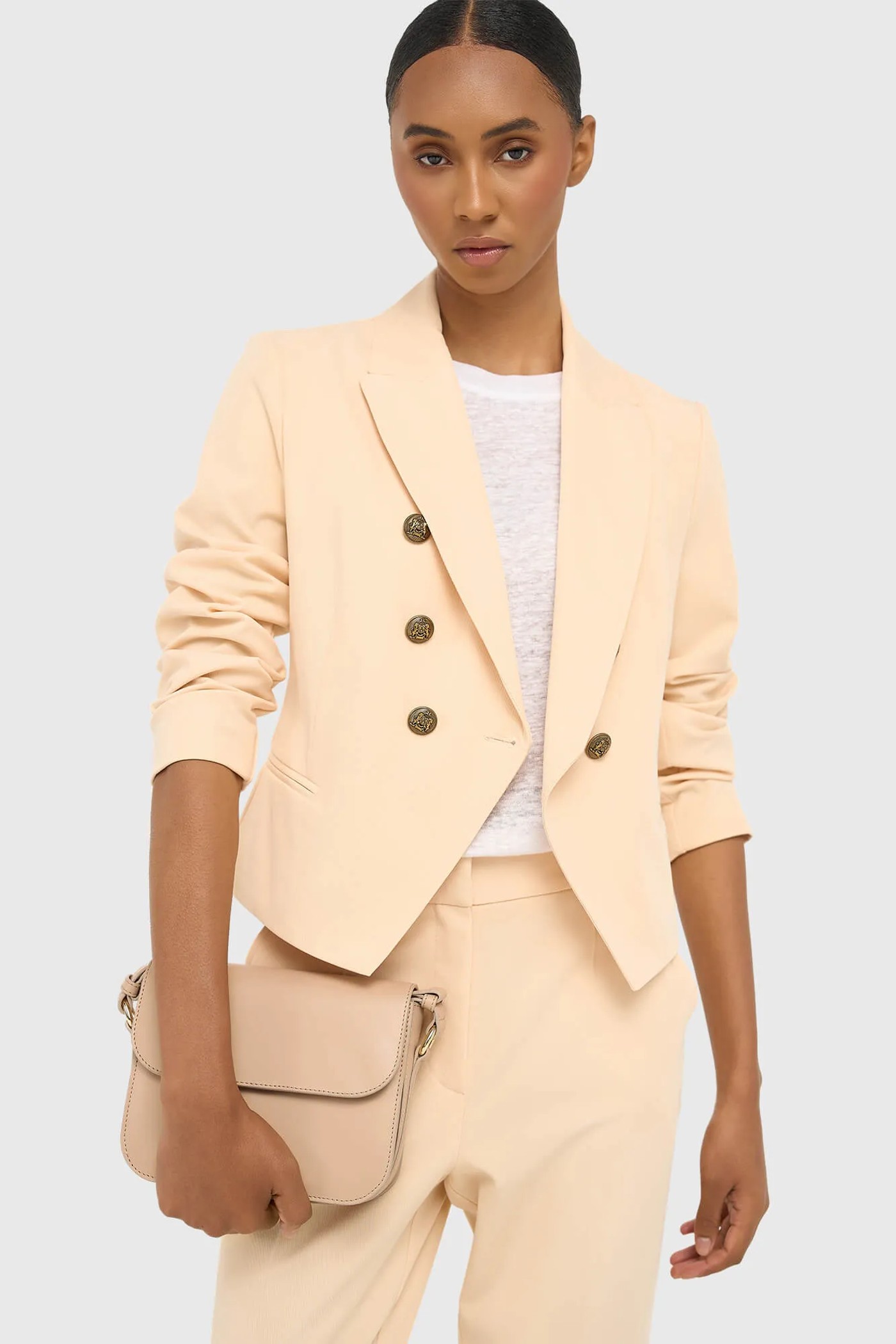 Blazer Dames Kort Peach Ace