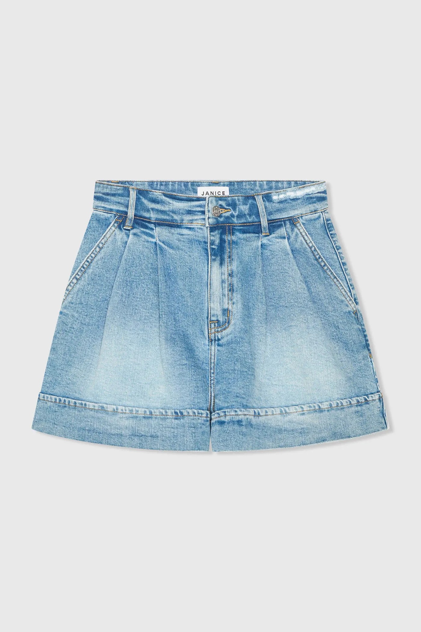 Shorts Jeans Dames Stretch Arthur Blauw 786