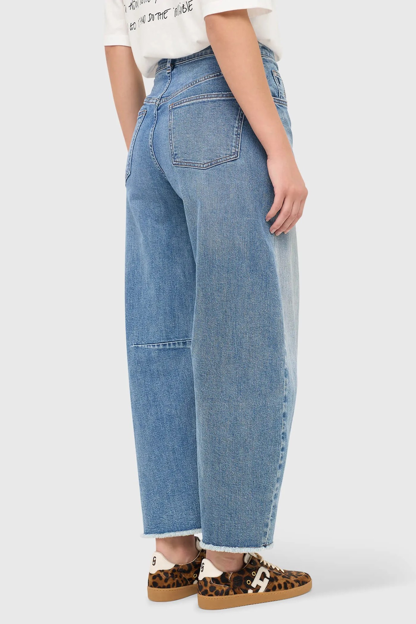 Barrel Jeans Dames Midrise Billy Blauw 379